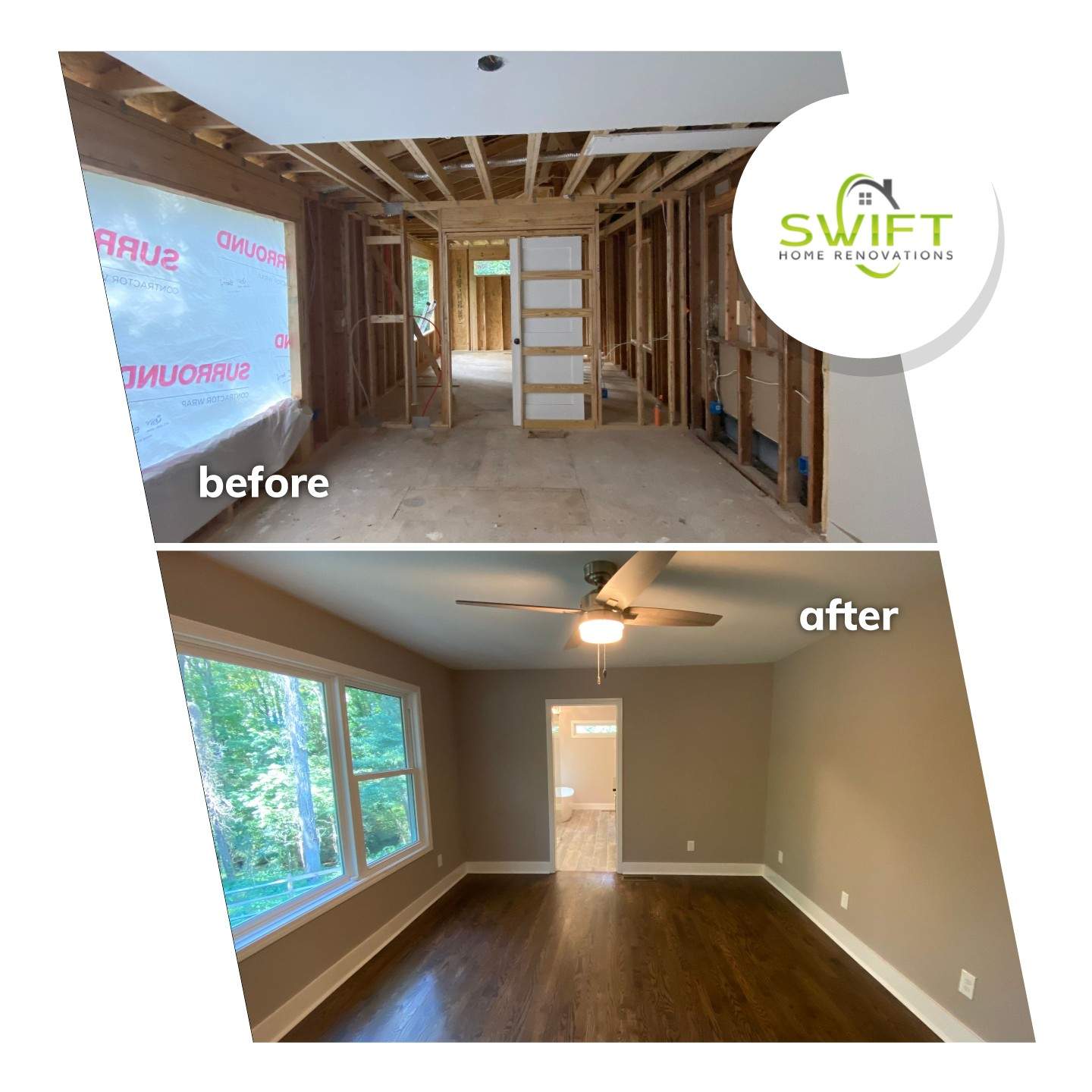 Two-Story Residential Room Addition and Primary Suite in Decatur by Swift Home Renovations