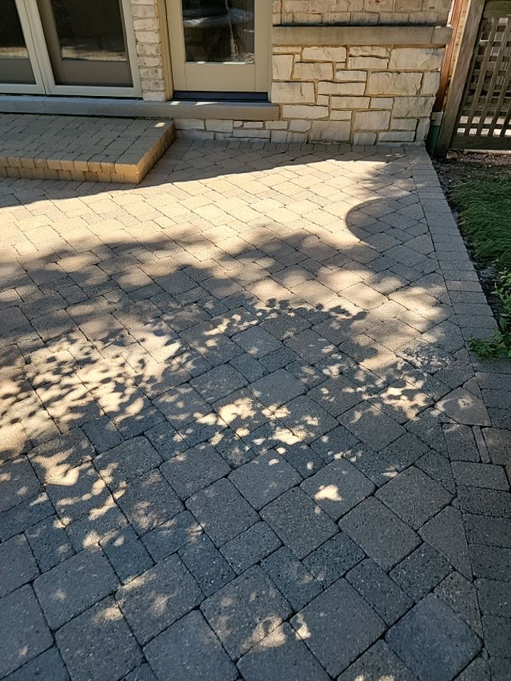 Brick paver clean, sand and seal.  using surebond SB-8700 by Northern Power Washing LLC.