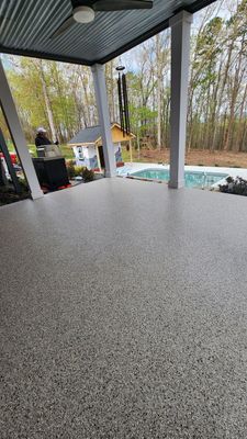 Patio with good view
