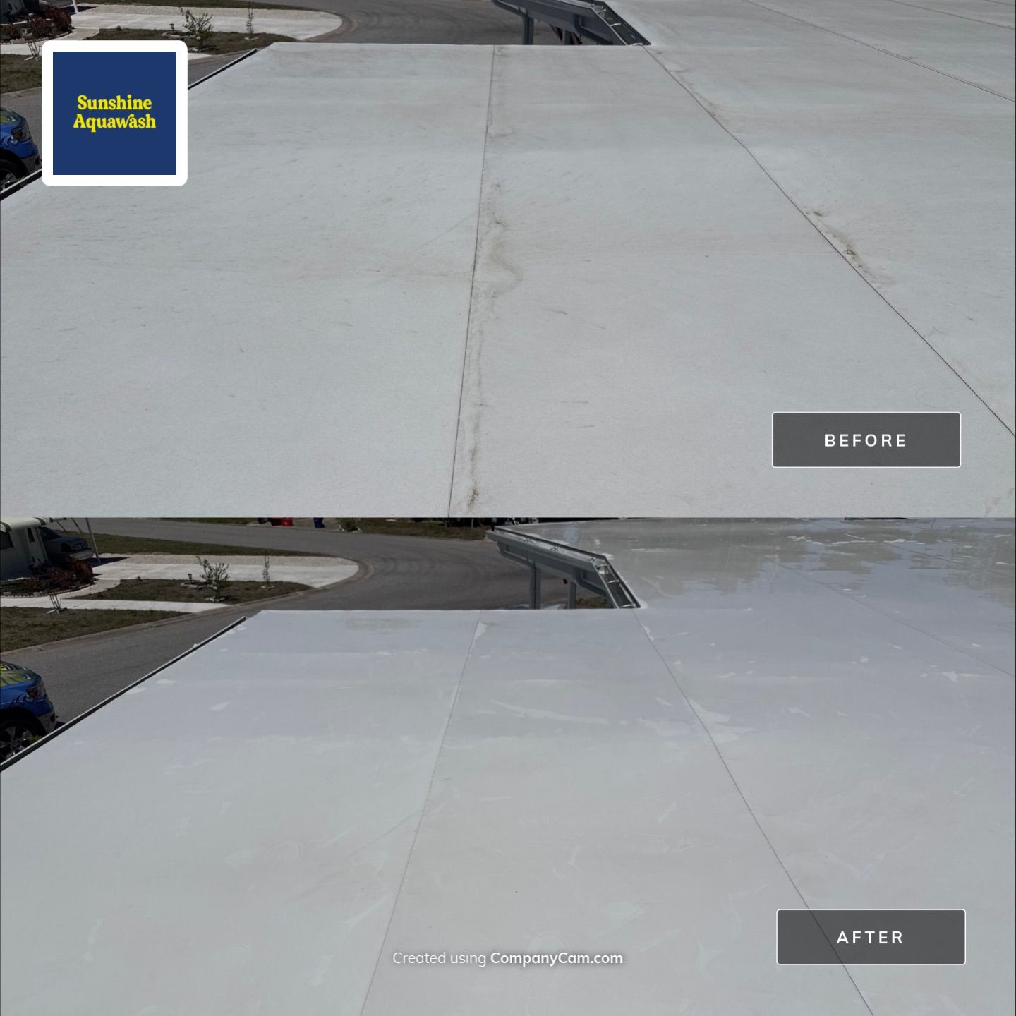 TPO Roof Cleaning – Tri-Par Estates, Sarasota, FL (5-Star Review) by Sunshine AquaWash