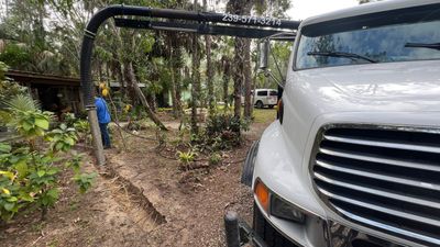 Hydro Excavating a Trench for Utility Lines