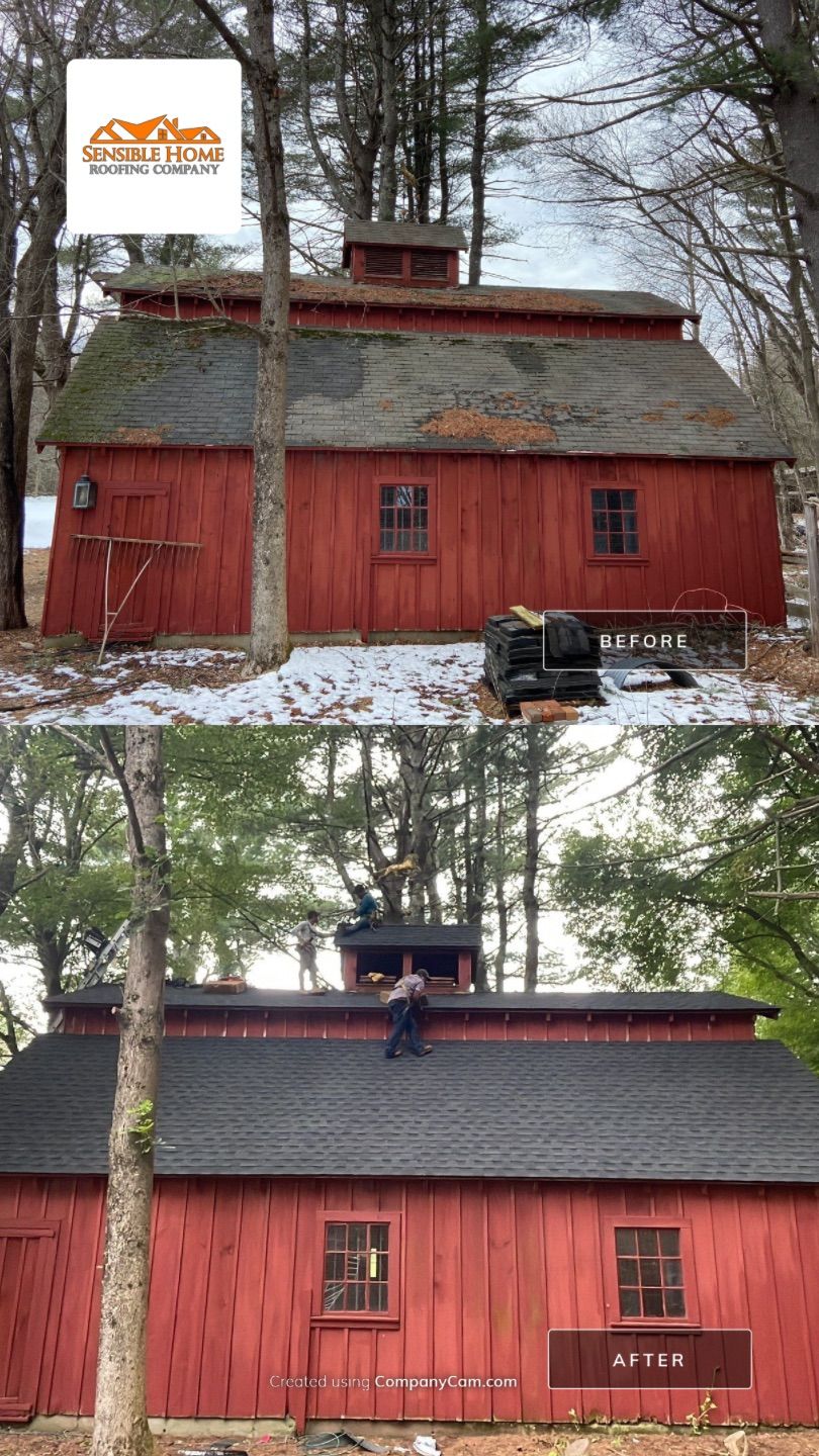 Residential Roofing Installation using GAF Timberline HDZ by Sensible Home Solutions