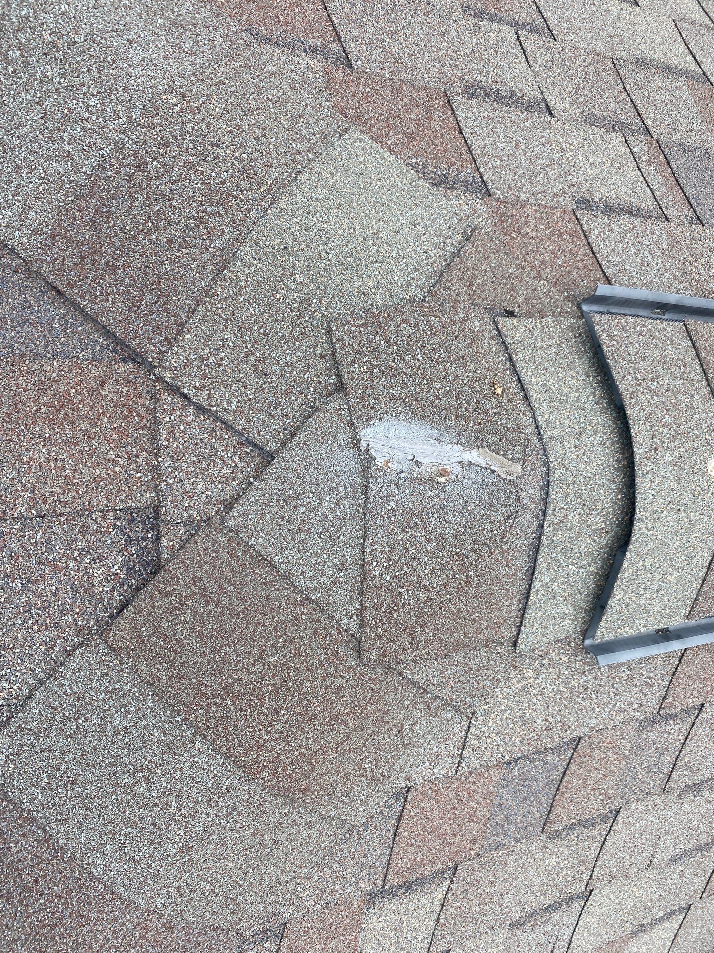 Hail Damage using Owen's Corning Duration (Lifetime) Shingles by Roof Repair Company