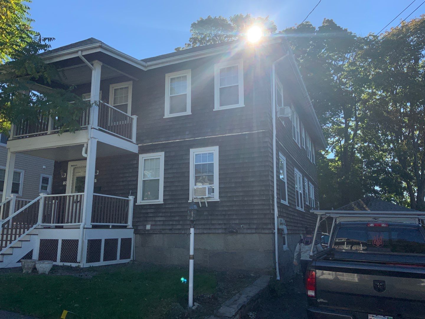 Layover siding project in. Quincy, MA by UBrothers Construction