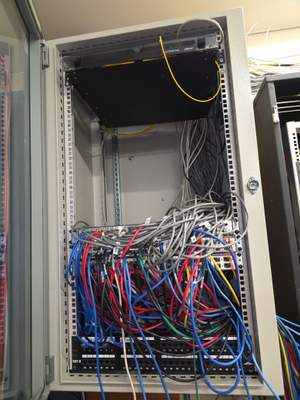 Structured cabling installation by CimaSolutions