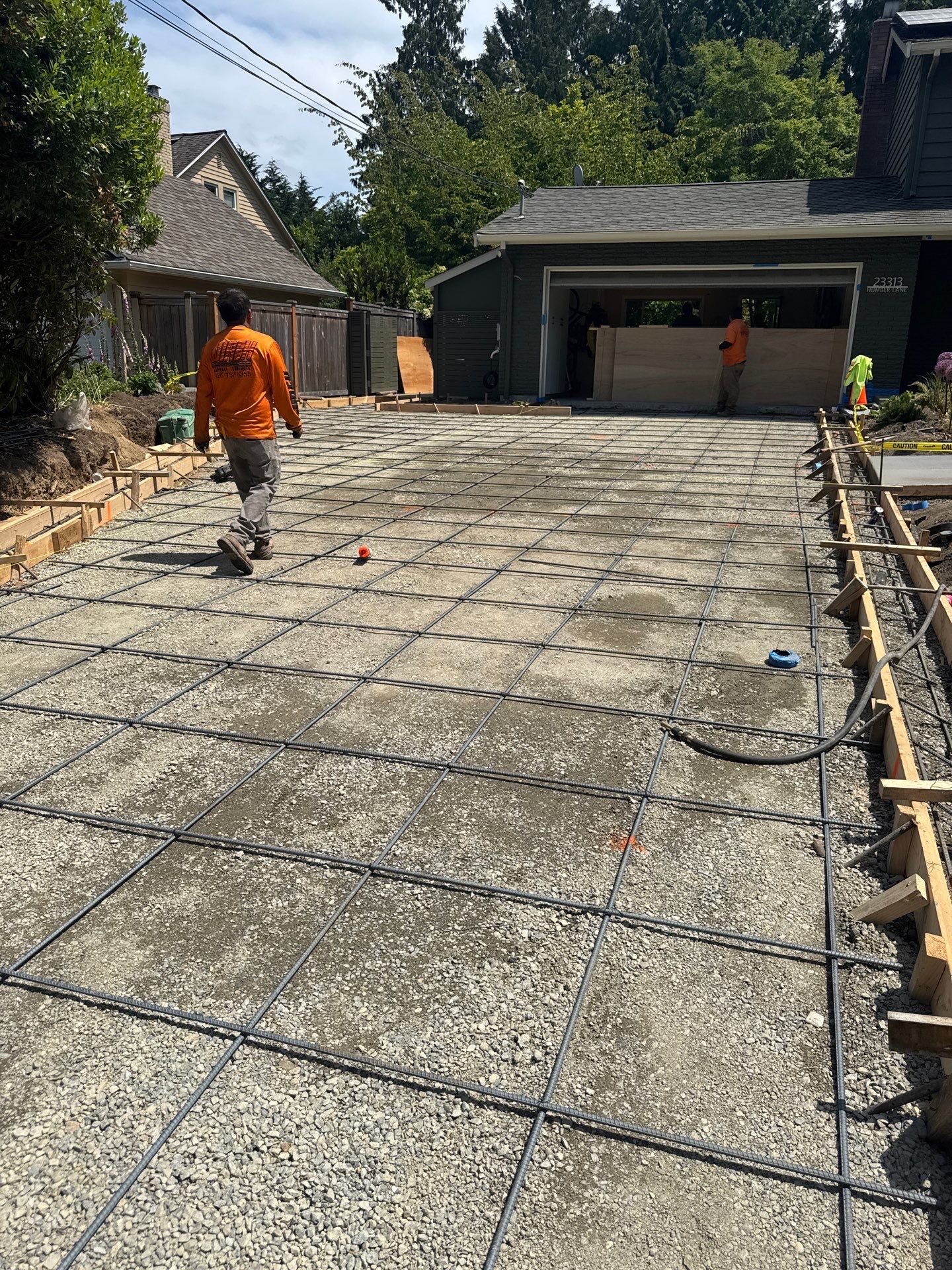 Concrete Driveway Makeover | Edmonds  by Jireh Asphalt & Concrete Inc 