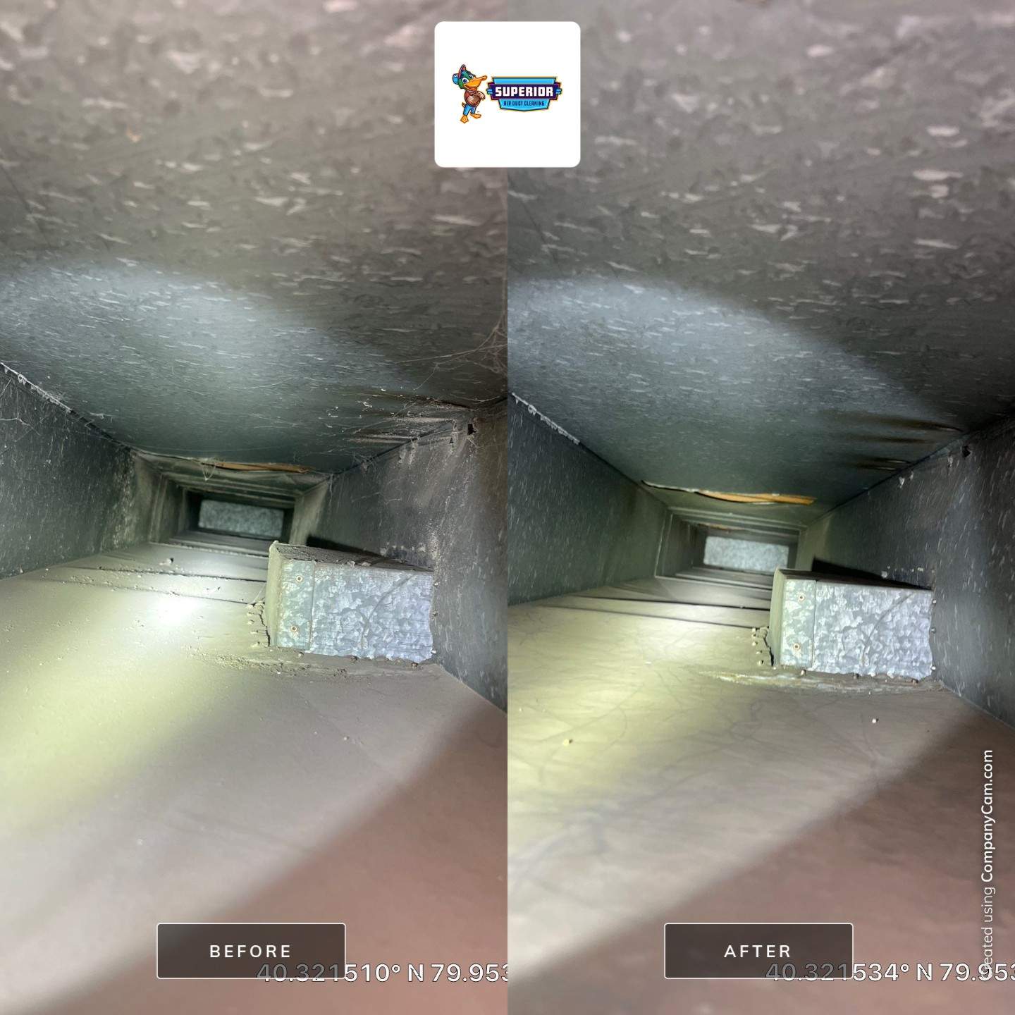 Air Duct Cleaning With a Vacuum Truck in Pittsburgh, PA by Superior Air Duct Cleaning