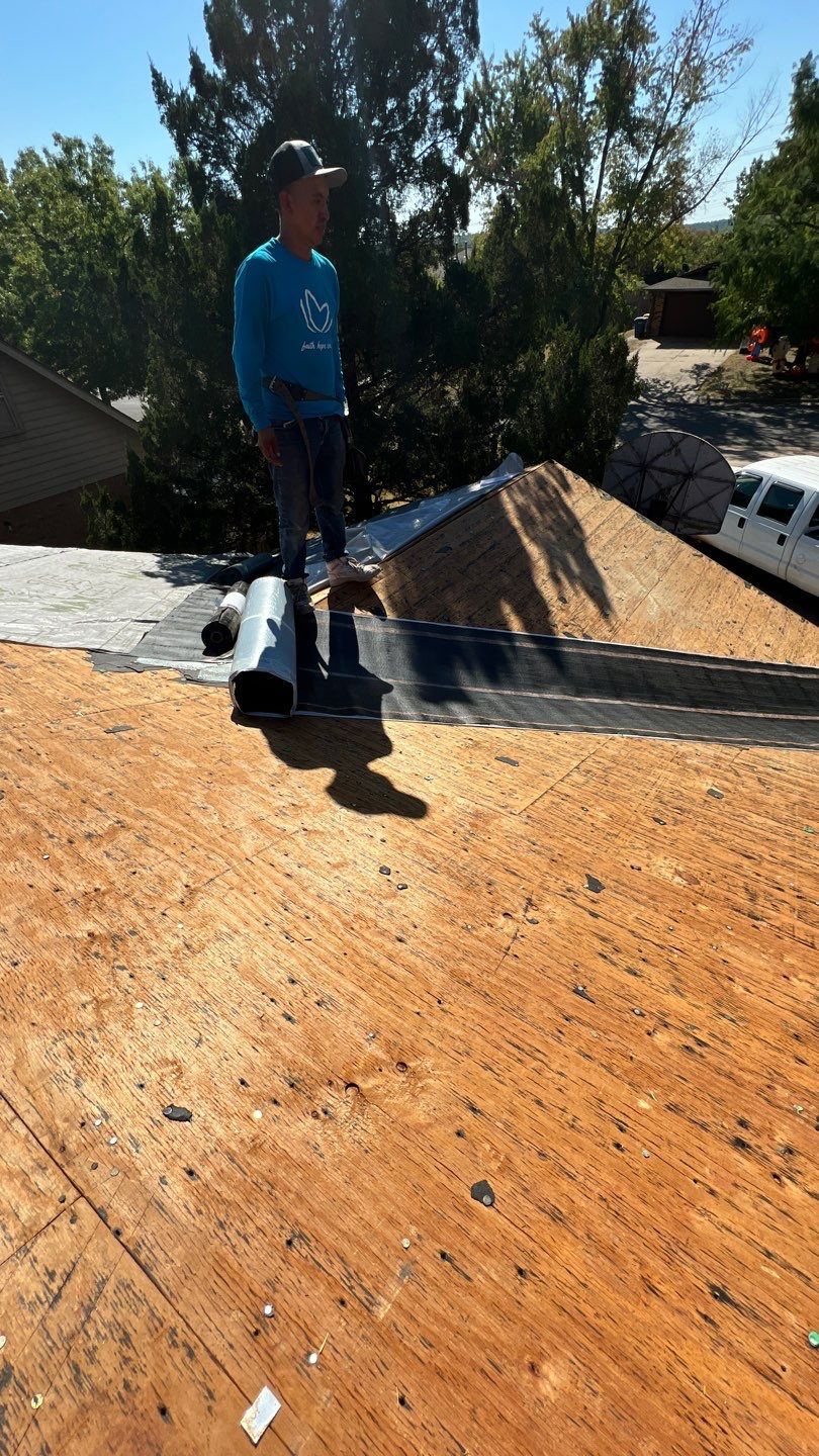 Residential Roofing Installation using GAF Natural Shadow  by A & H Roofing and Contracting