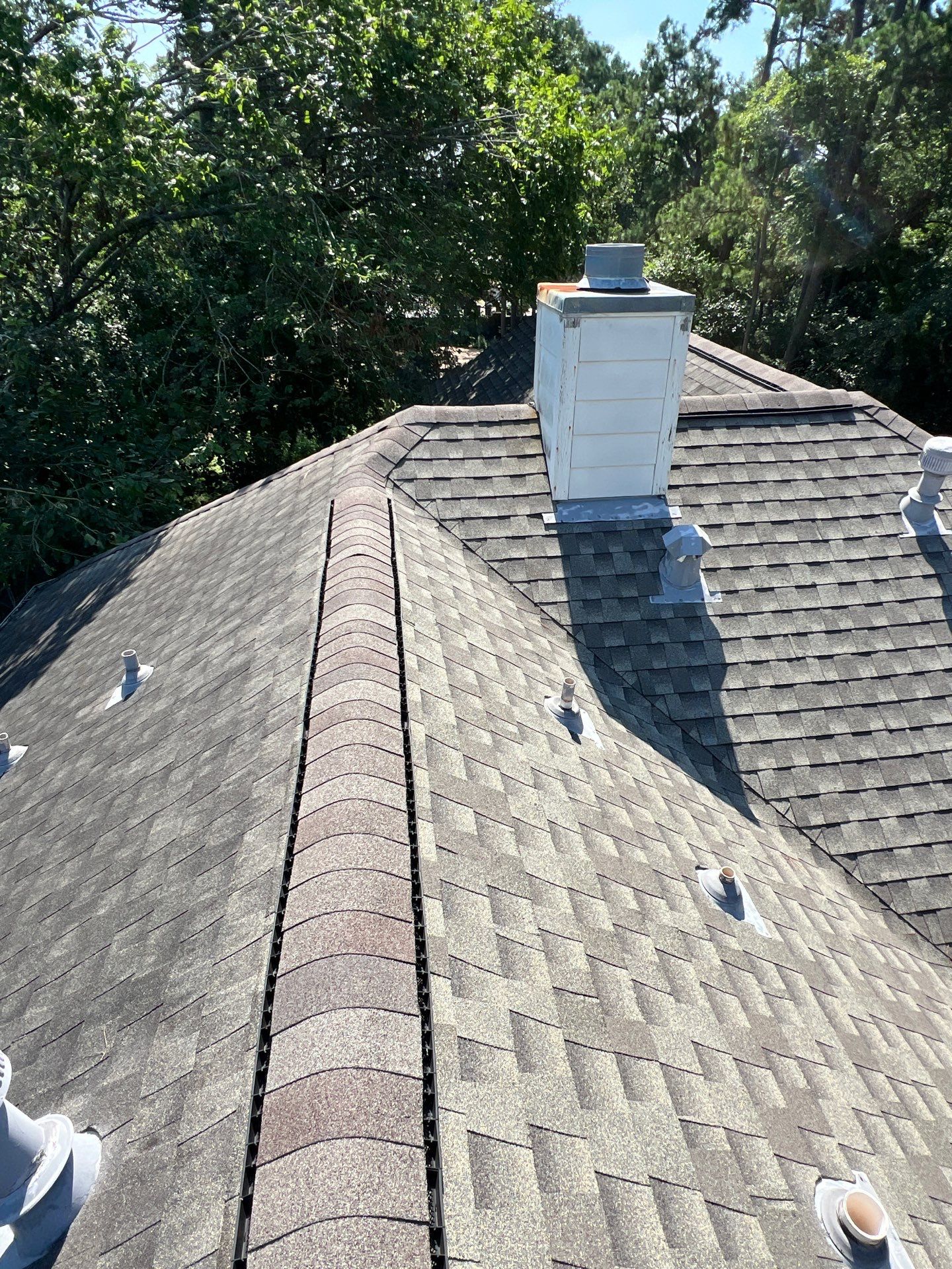 Hail Damage using Metal by Roof Repair Company