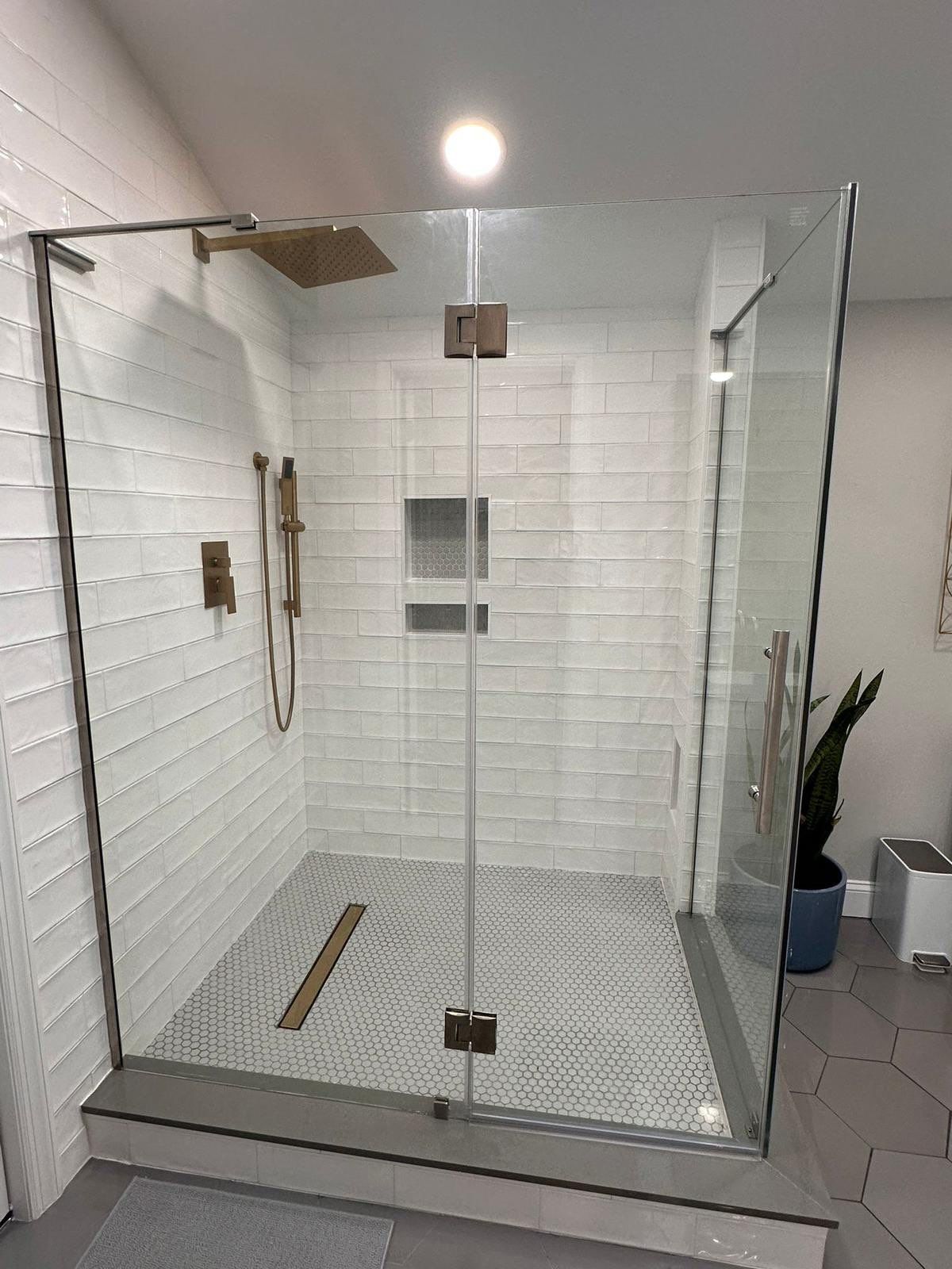 Bathroom Remodel using Tile by Home Concepts Construction