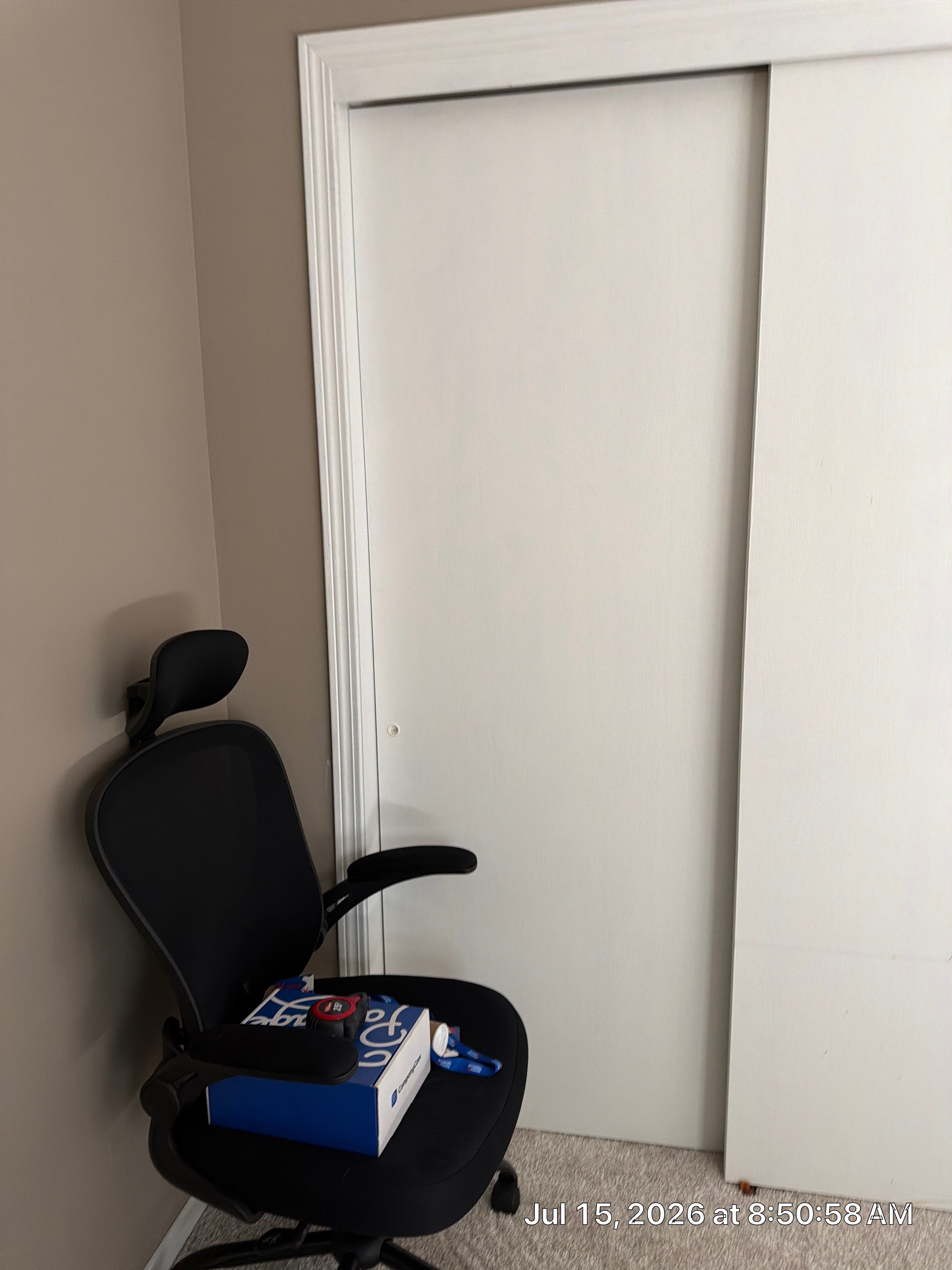 Closet Door Alignment and Interior Surface Repairs in Oconomowoc by CompanyCam Sales Demo