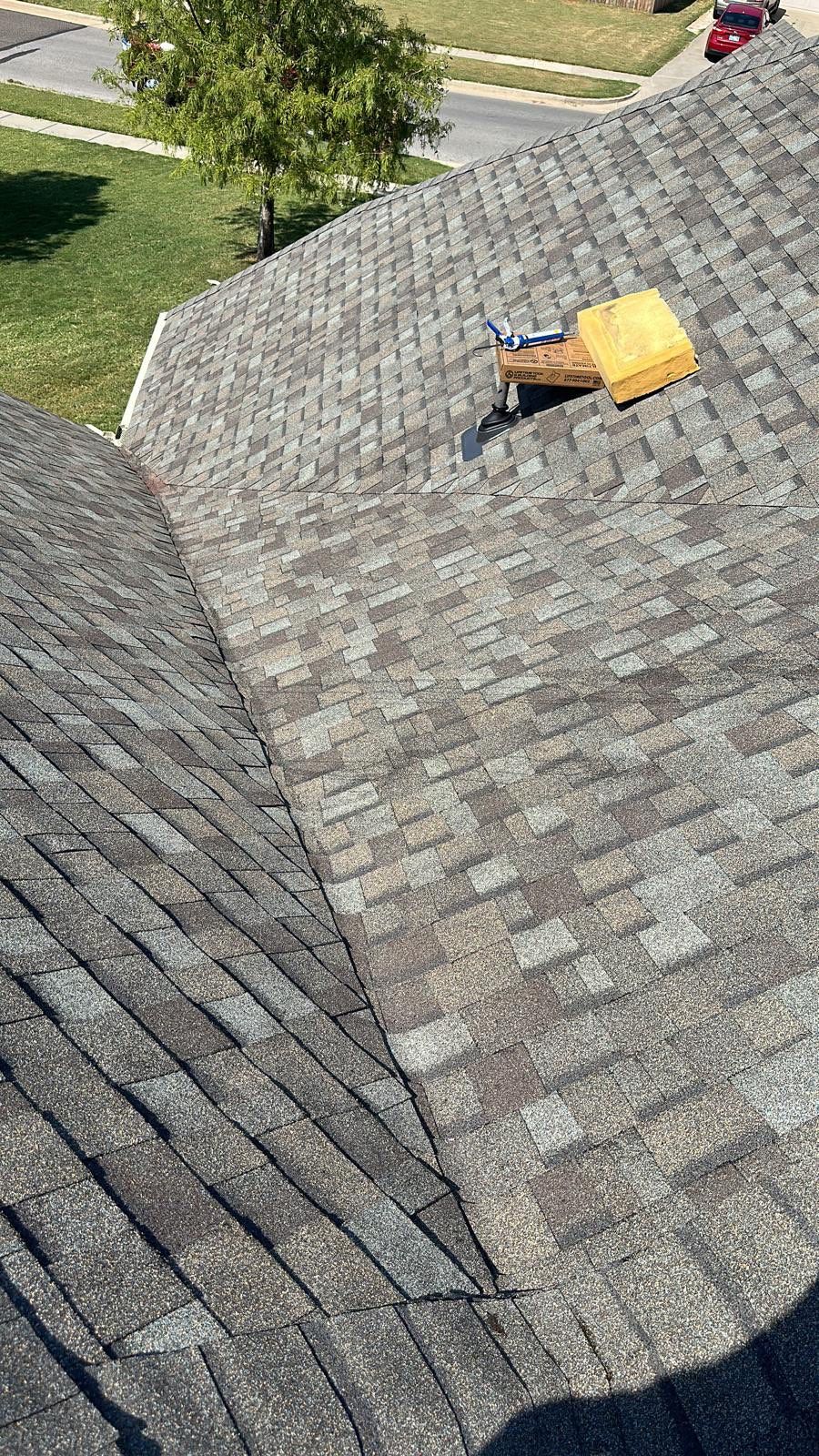 Reroof using Owens Corning Duration Storm IR in Driftwood by Castillo Roofing