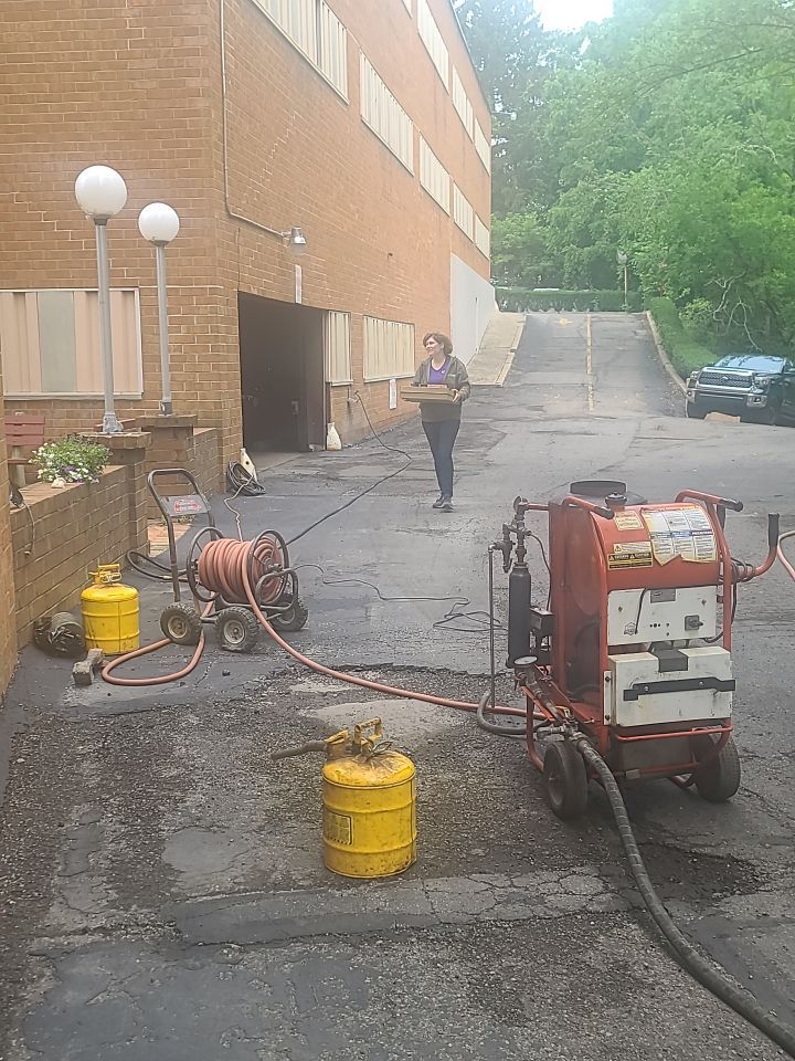 Sewer Repair using Perma-Liner through two manholes by Sureway Comfort John Wilcox Plumbing Heating Cooling