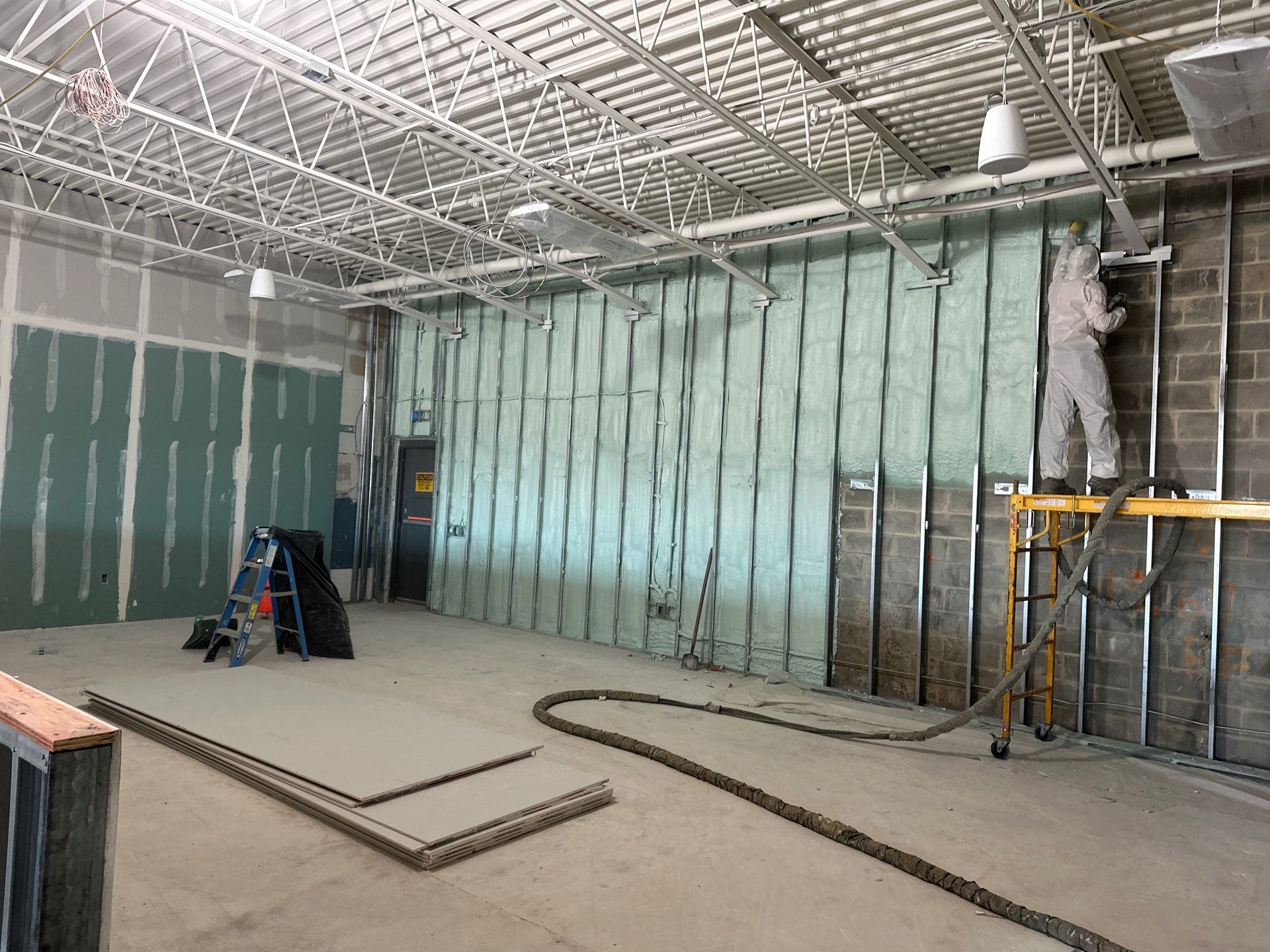 Commercial Building using Closed Cell Spray Foam by NYS Foam & Energy