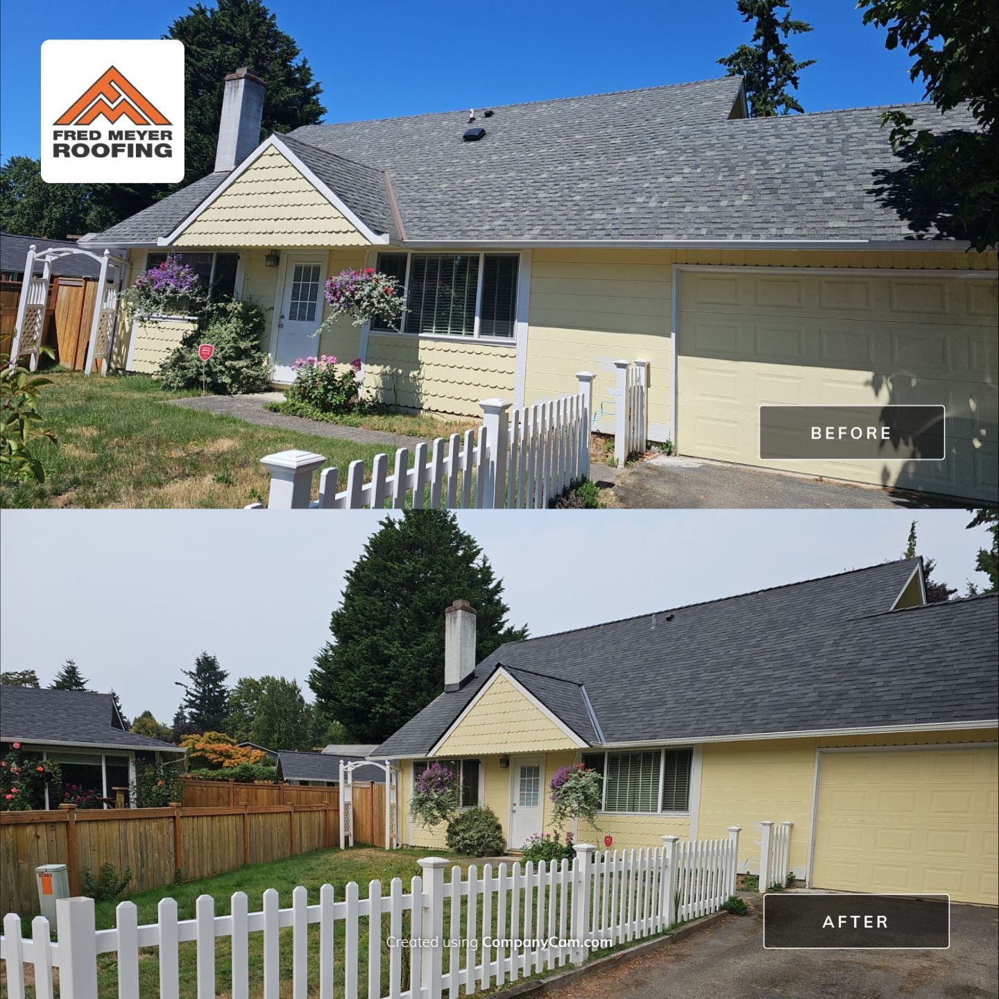 Roof Project in Federal Way by Fred Meyer Roofing