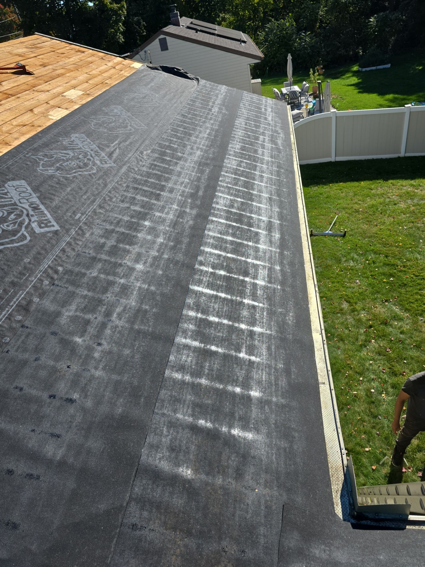 Residential Roofing Installation using Owens Corning TruDefinition Duration AR - Williamsburg Gray by A Plus Exterior