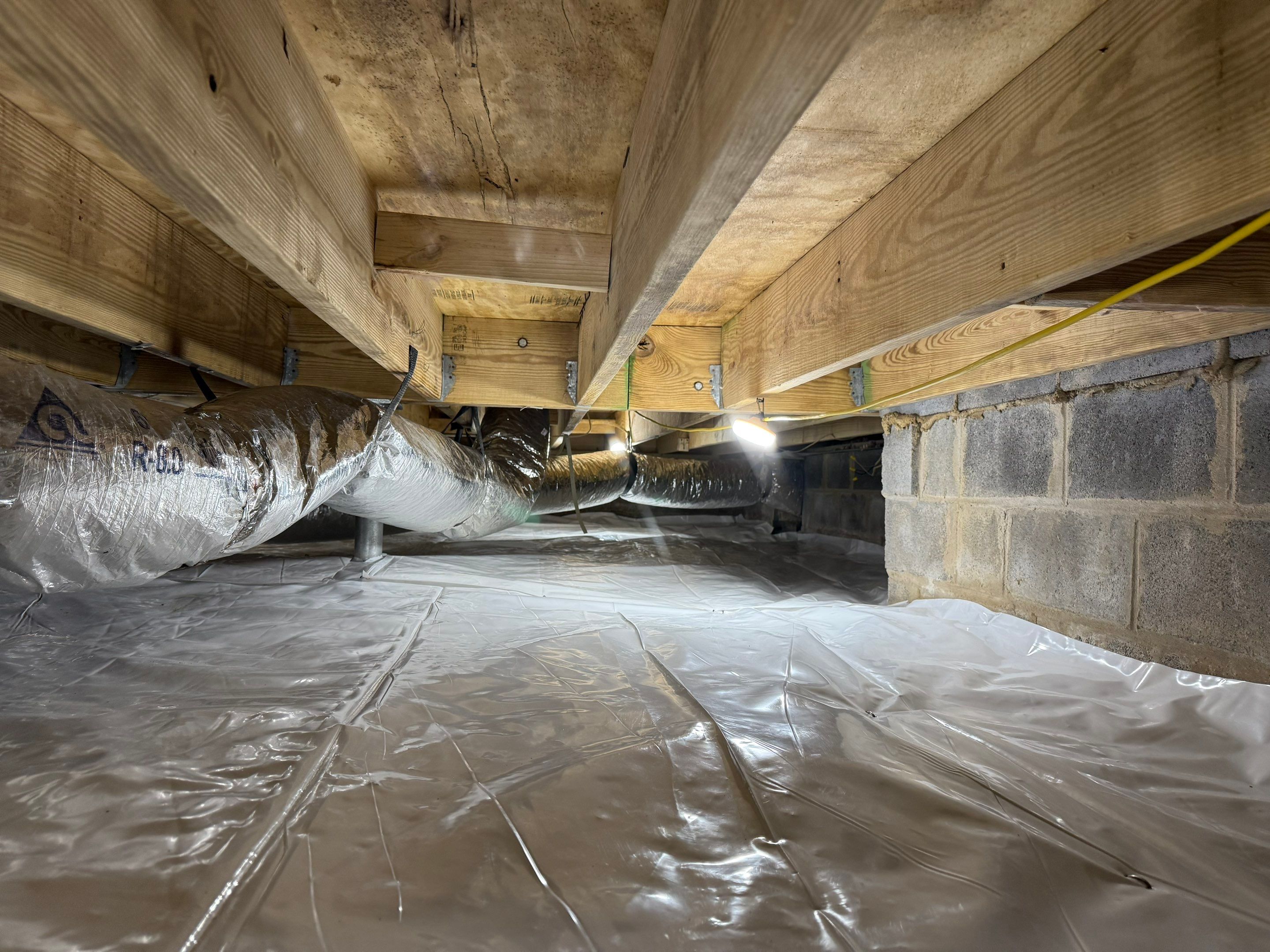 Project in Carrsville by Patriot Crawl Space Repairs