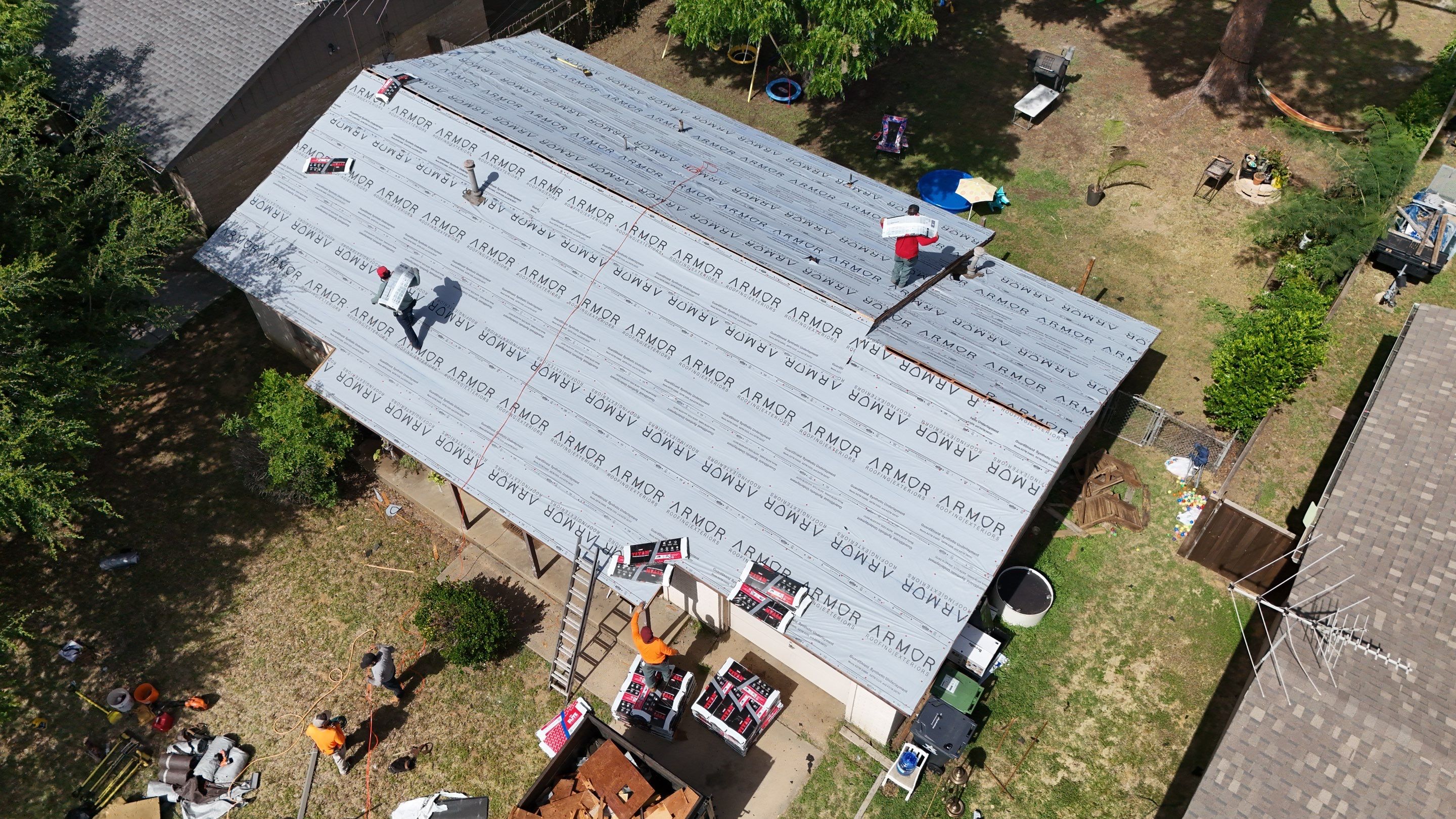 Asphalt Shingle Full Roof Replacement and Re-Decking in Arlington by Armor Roofing | Exteriors