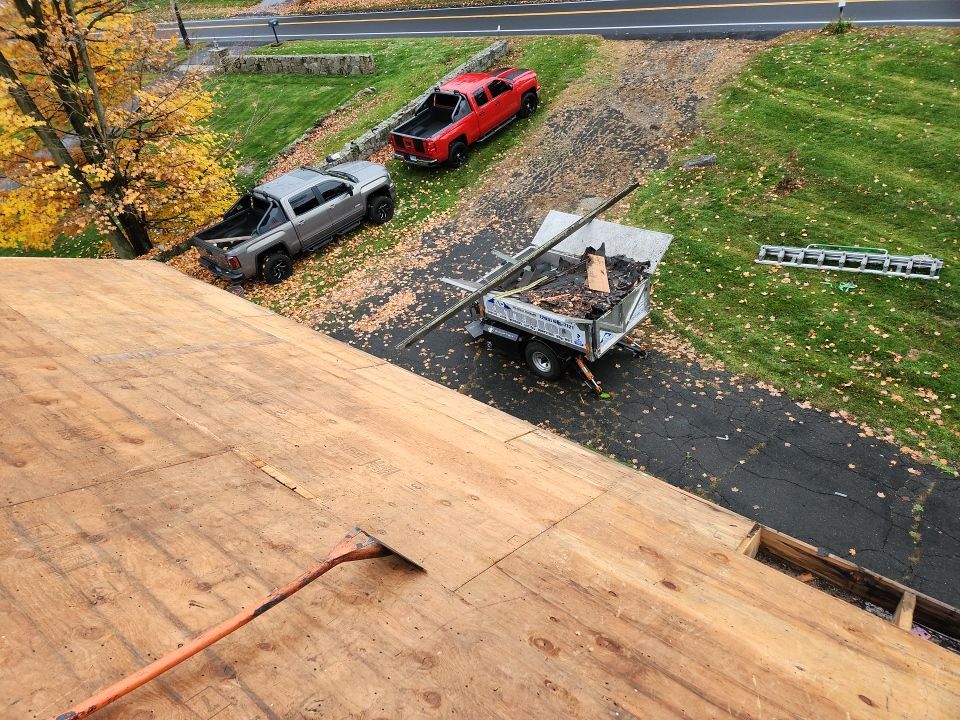 Residential Roofing Installation using Owens Corning TruDefinition Onyx Black by A Plus Exterior