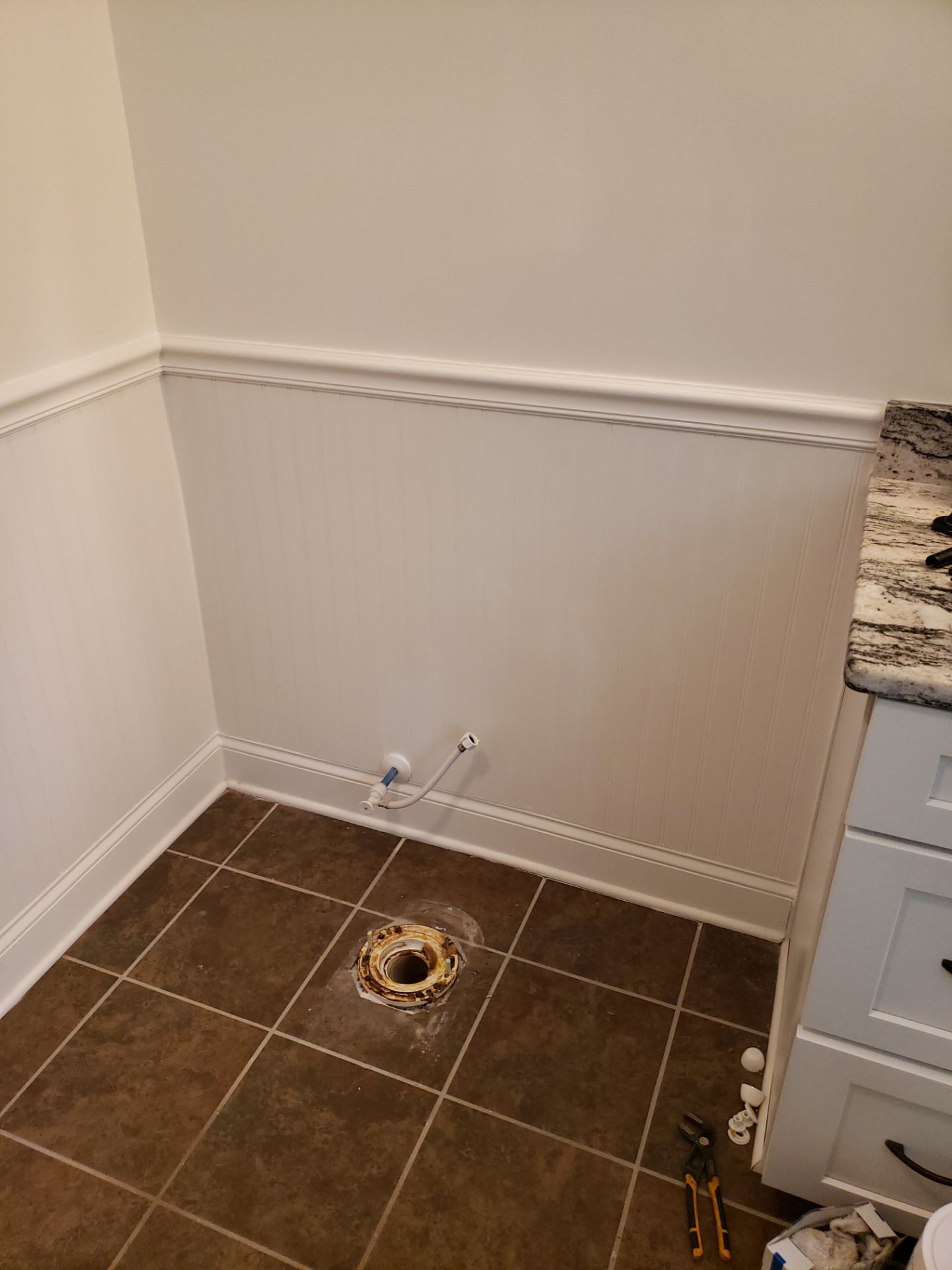  Swipe to See the Before & After! Beadboard & Chair Rail Edition! by A Step Above Handy LLC 