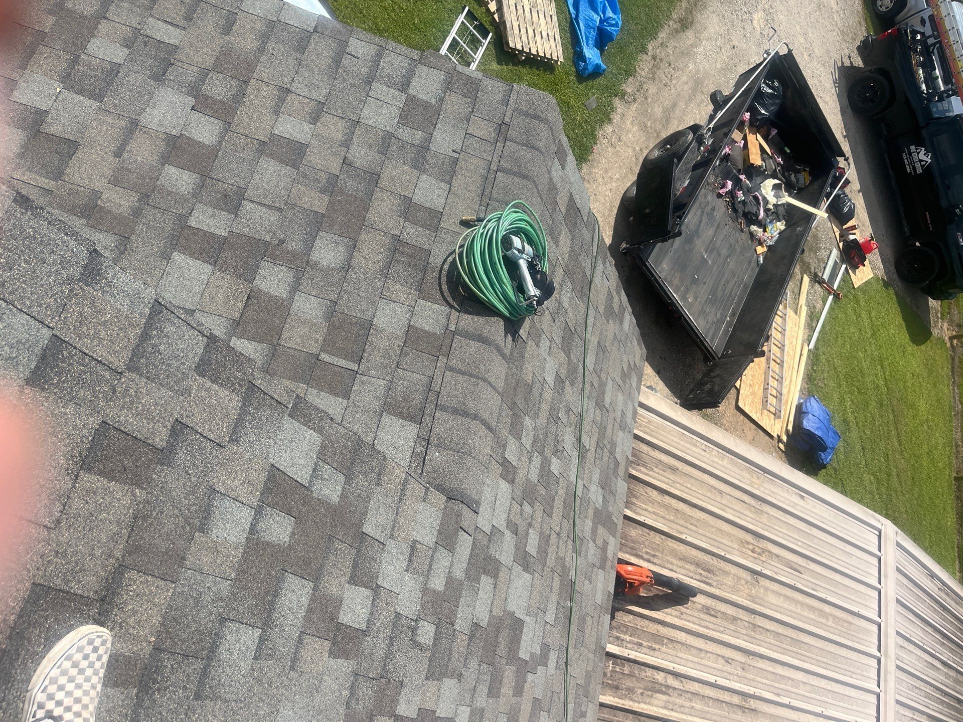 Residential Roofing Installation using Owen's Corning Duration (Lifetime) Shingles by Roof Repair Company