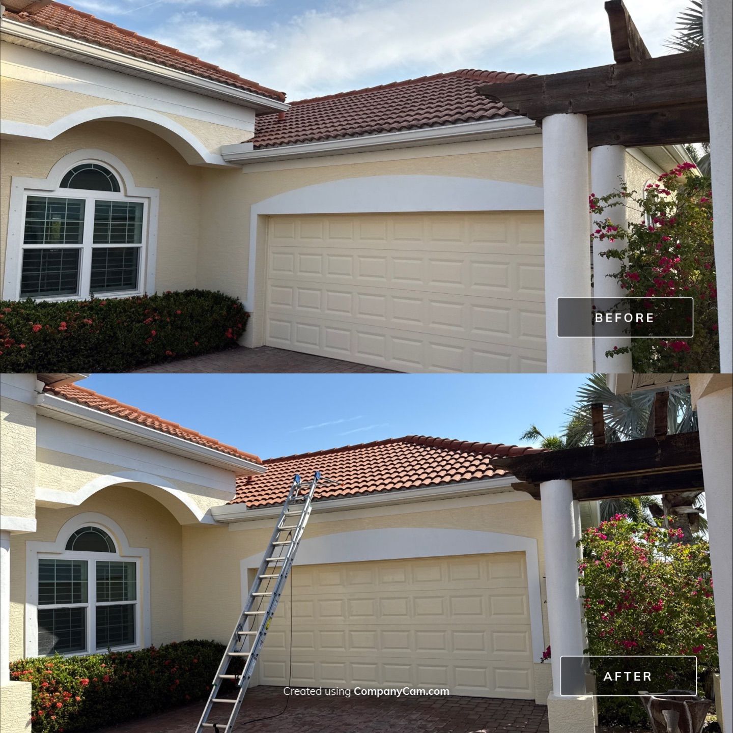 Roof Cleaning & Gutter Brightening | The Inlets Community | Manatee River | Bradenton, FL by Sunshine AquaWash
