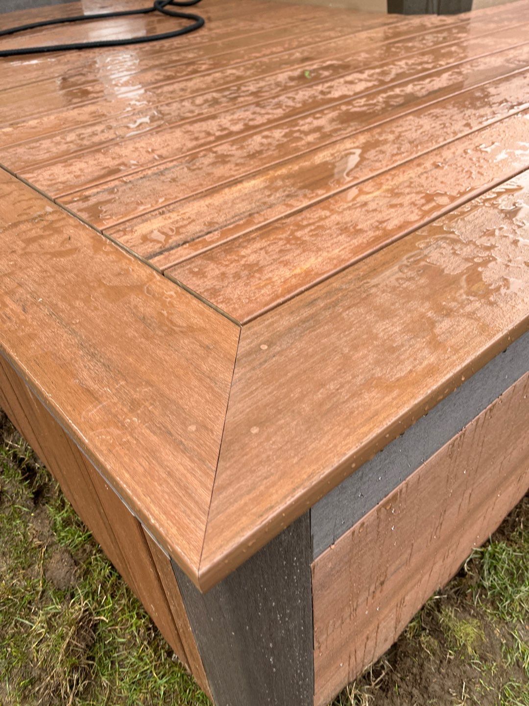 Deck Extension with Hideaway Screen by Alki deck builders 