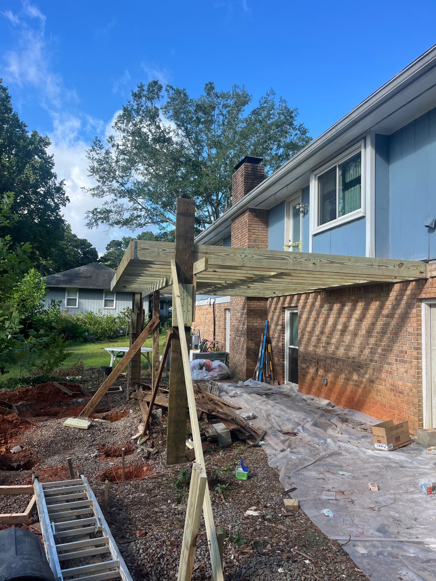 Deck Installation using Deckorators Summit Series Decking in Tucker, GA by Nelson Exteriors