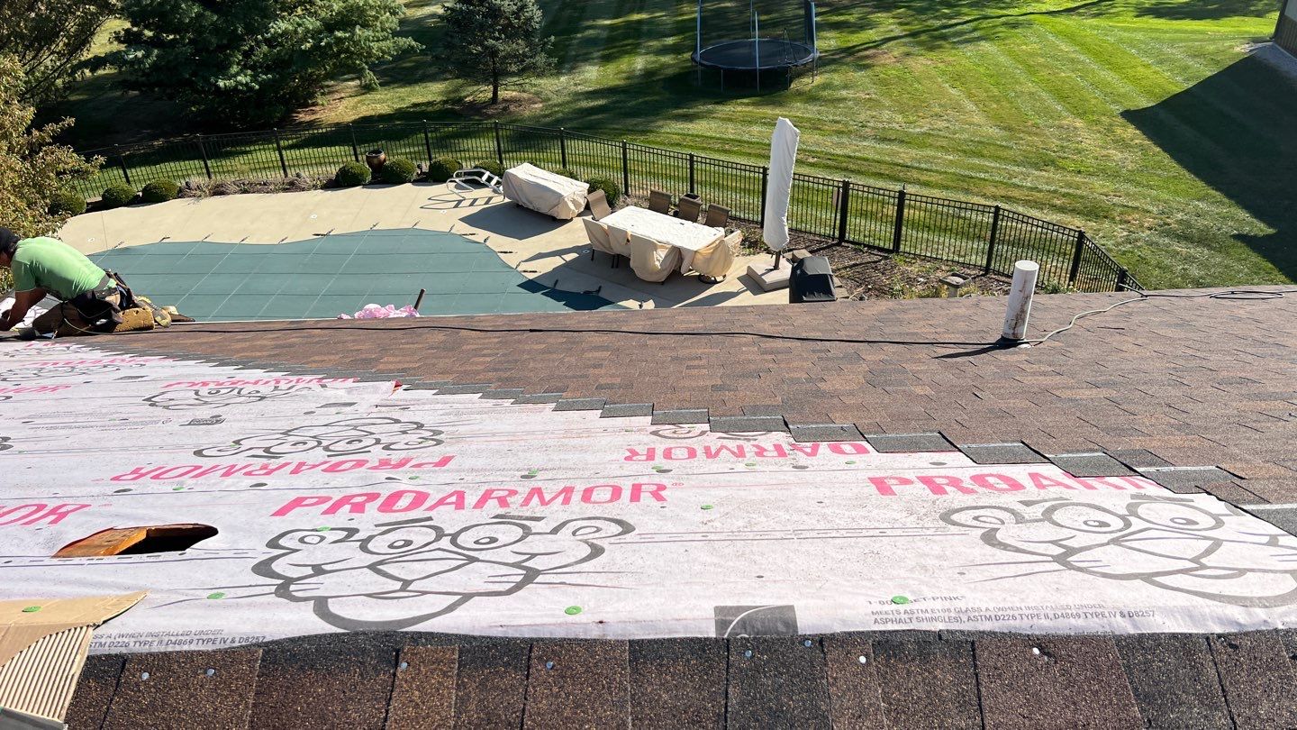 Residential Roofing Installation using Duration Series Shingles - Brownwood by RoofX 