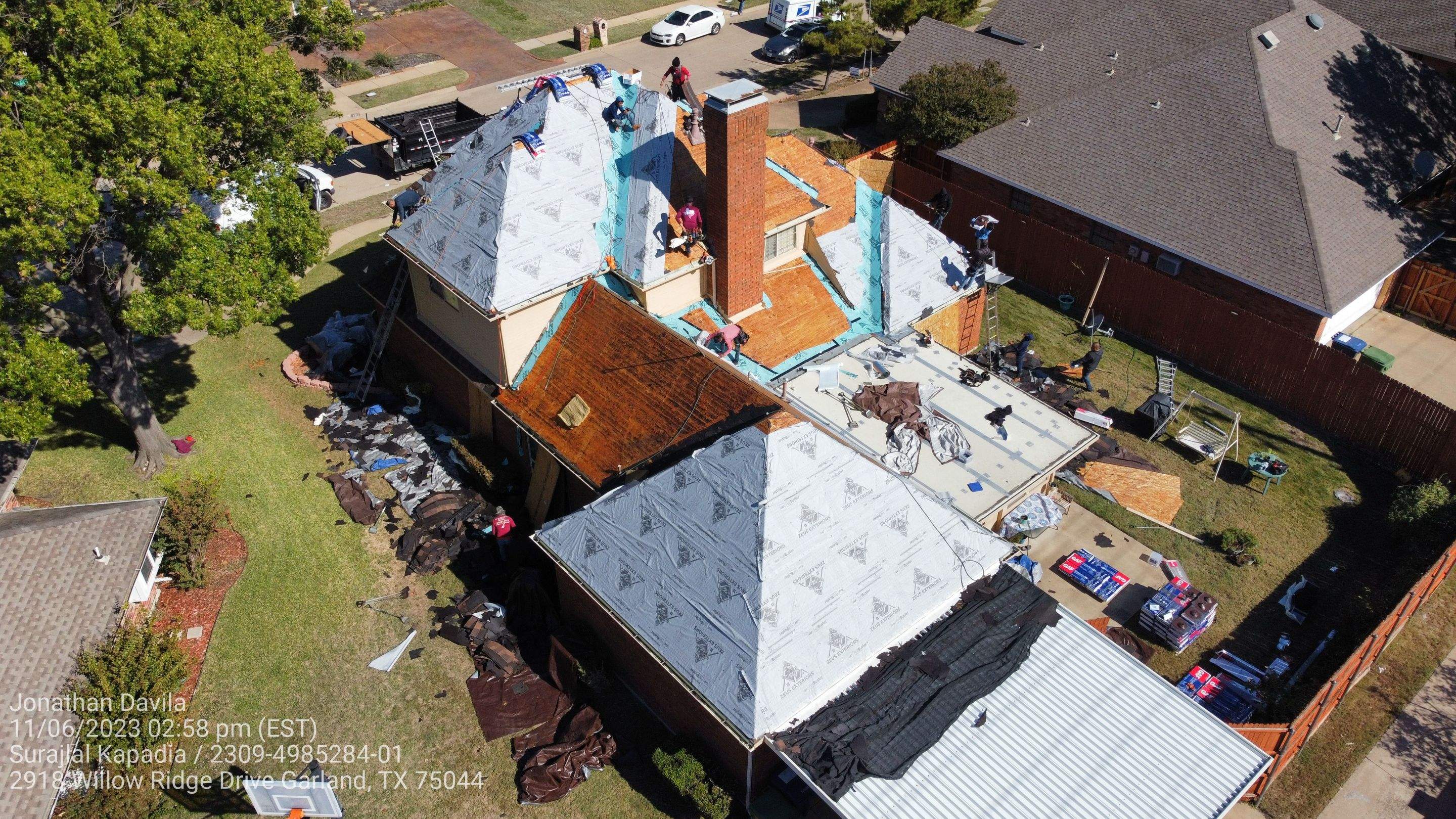 Project in Garland  by Zeus Exteriors