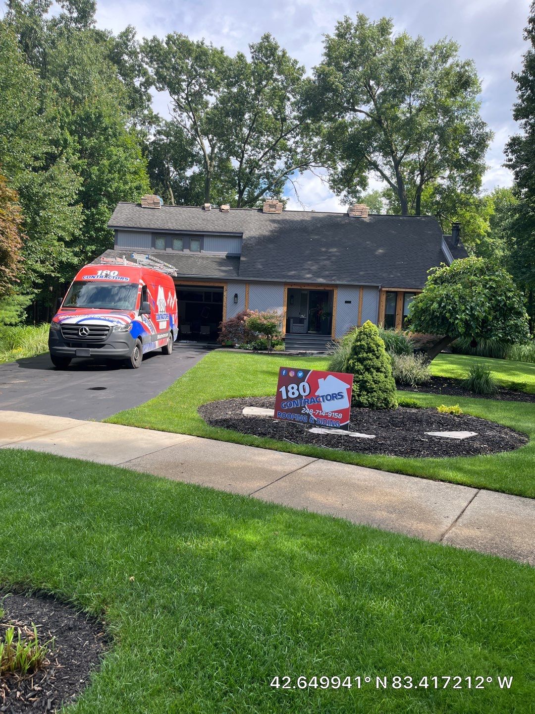 Roof Replacement using CertainTeed Landmark by 180 Contractors
