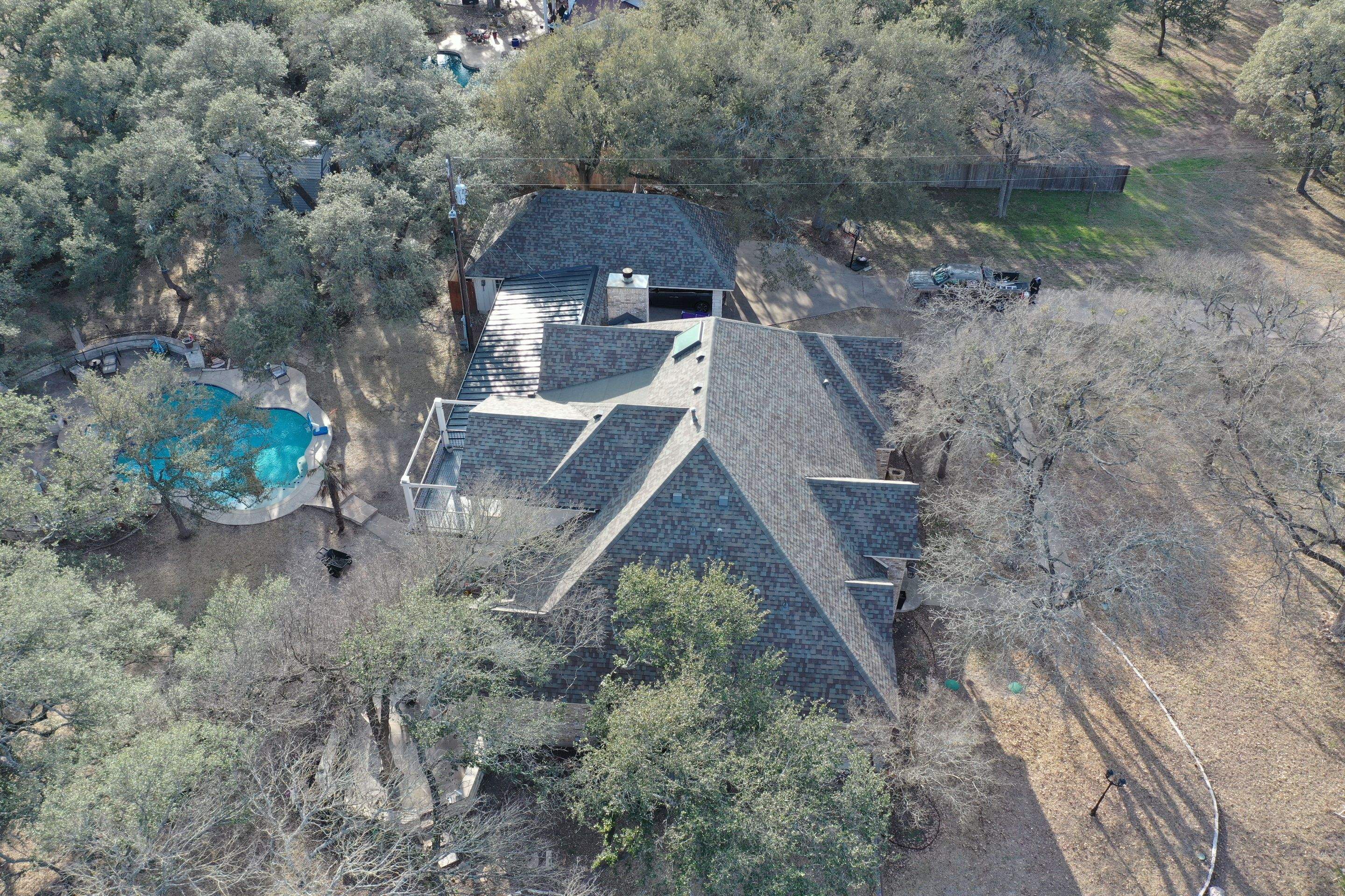 Residential Roof Replacement using Owens Corning Duration by Action Exteriors Austin