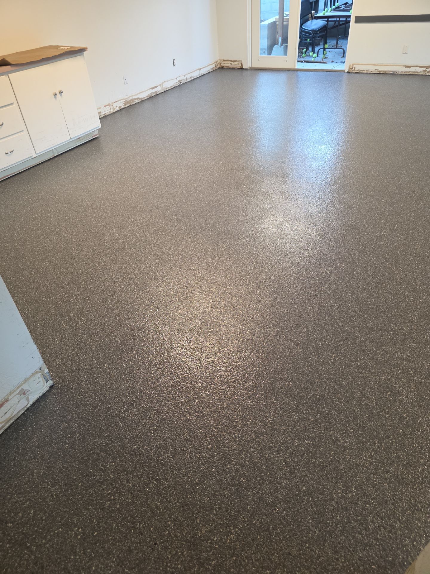 Custom Basalt Polyurea Interior Floor Coating Transformation in Atascadero by MGP Coatings
