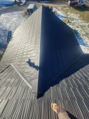 Metal Shake Shingle Roof and Gutter Installation in Angola, Indiana