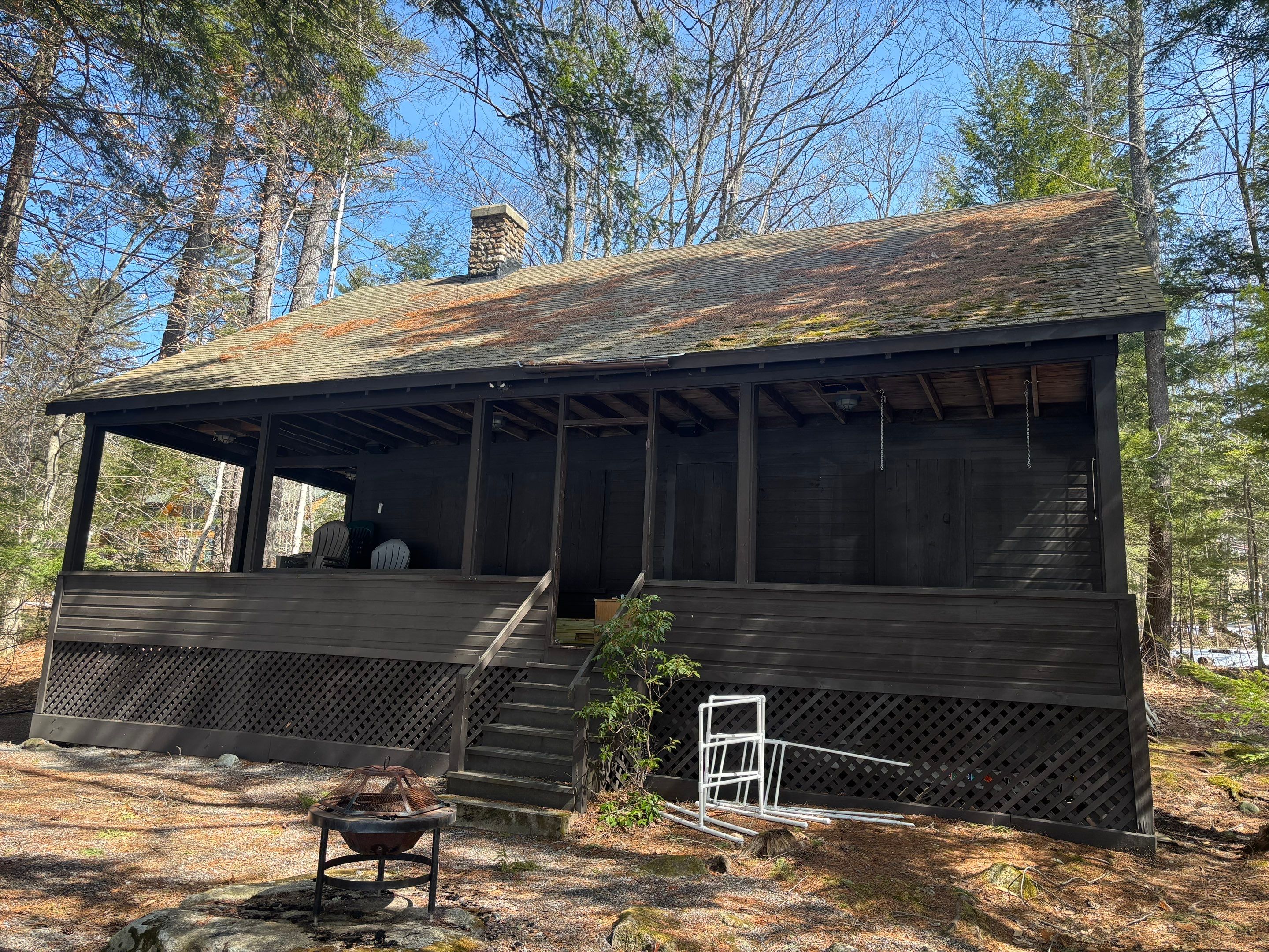 Wooden Cabin Exterior Improvements and Outdoor Shower Build in Bristol by Tall pine roofing