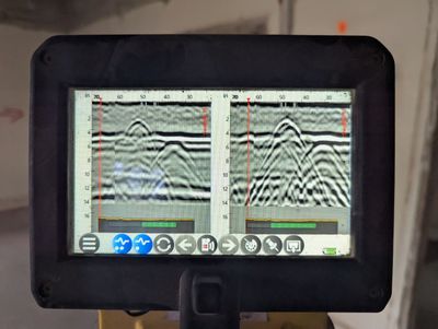 Concrete Scanning using Concrete GPR Scanner