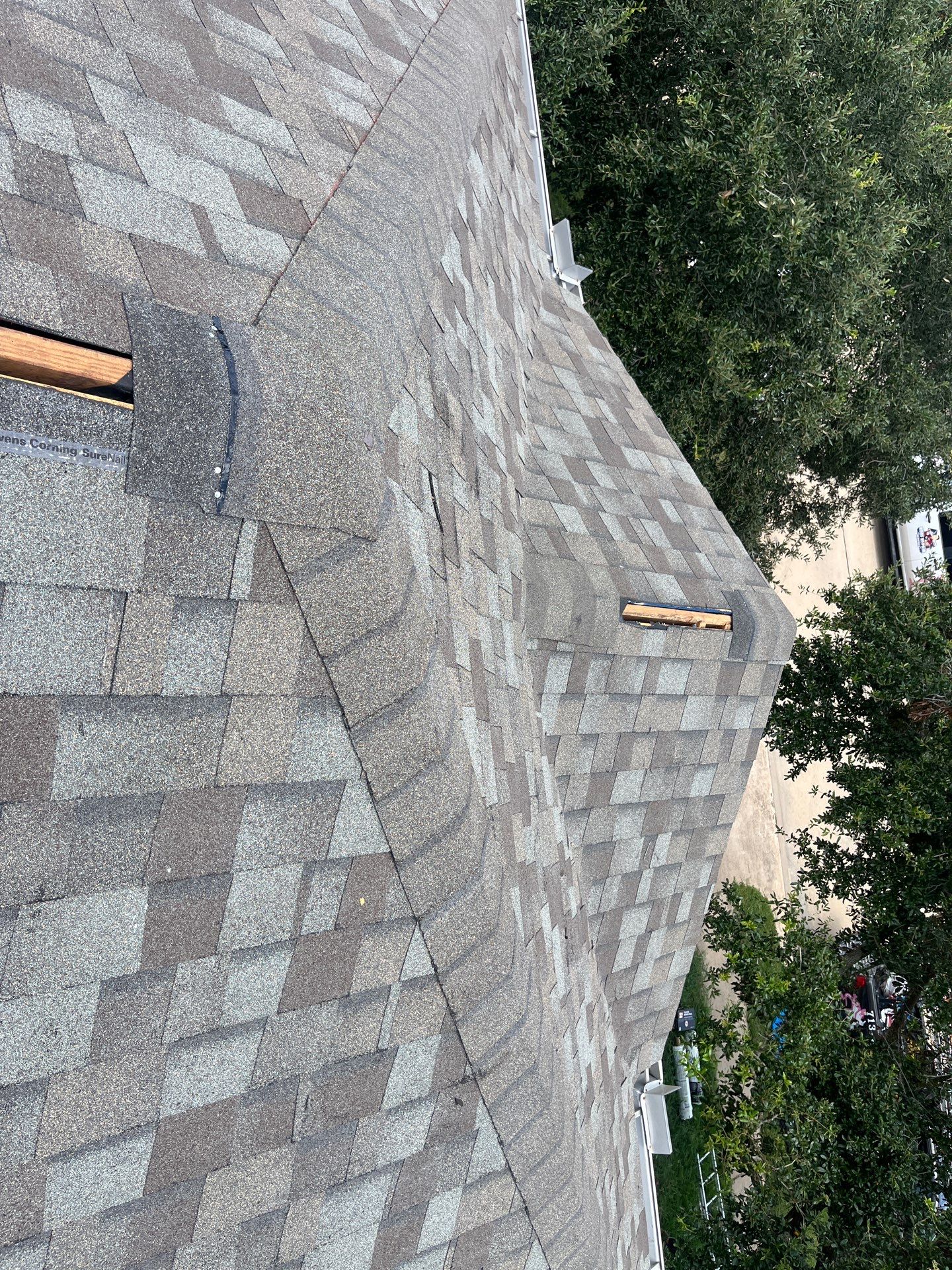 Residential Roofing Installation using Owen's Corning Duration (Lifetime) Shingles by Roof Repair Company