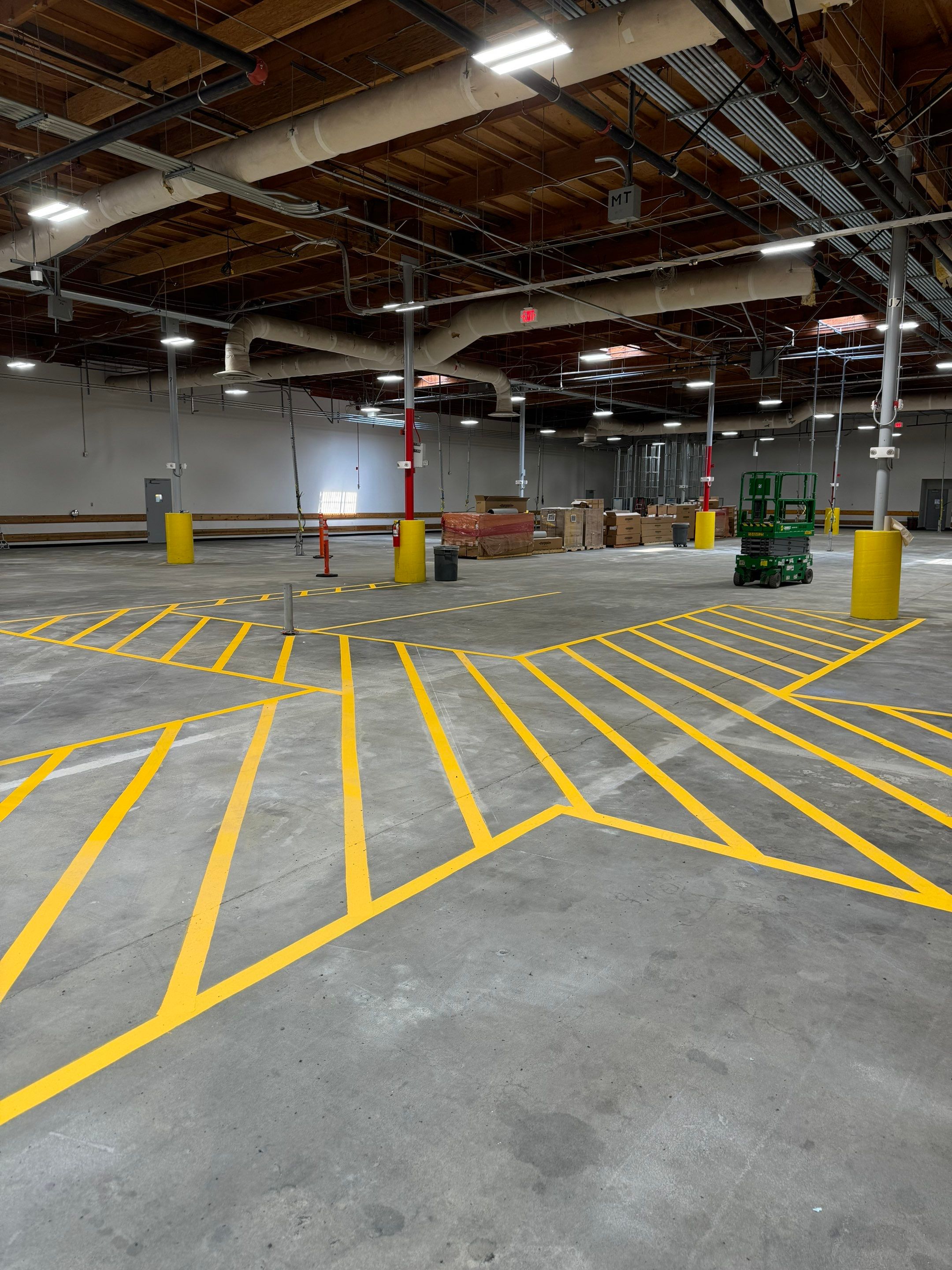 USPS Asphalt Patch Repair, Indoor Parking Lot Sandblast, Outdoor Parking Lot Sealcoating & Indoor/Outdoor Parking Lot Striping  by Jireh Asphalt & Concrete Inc 