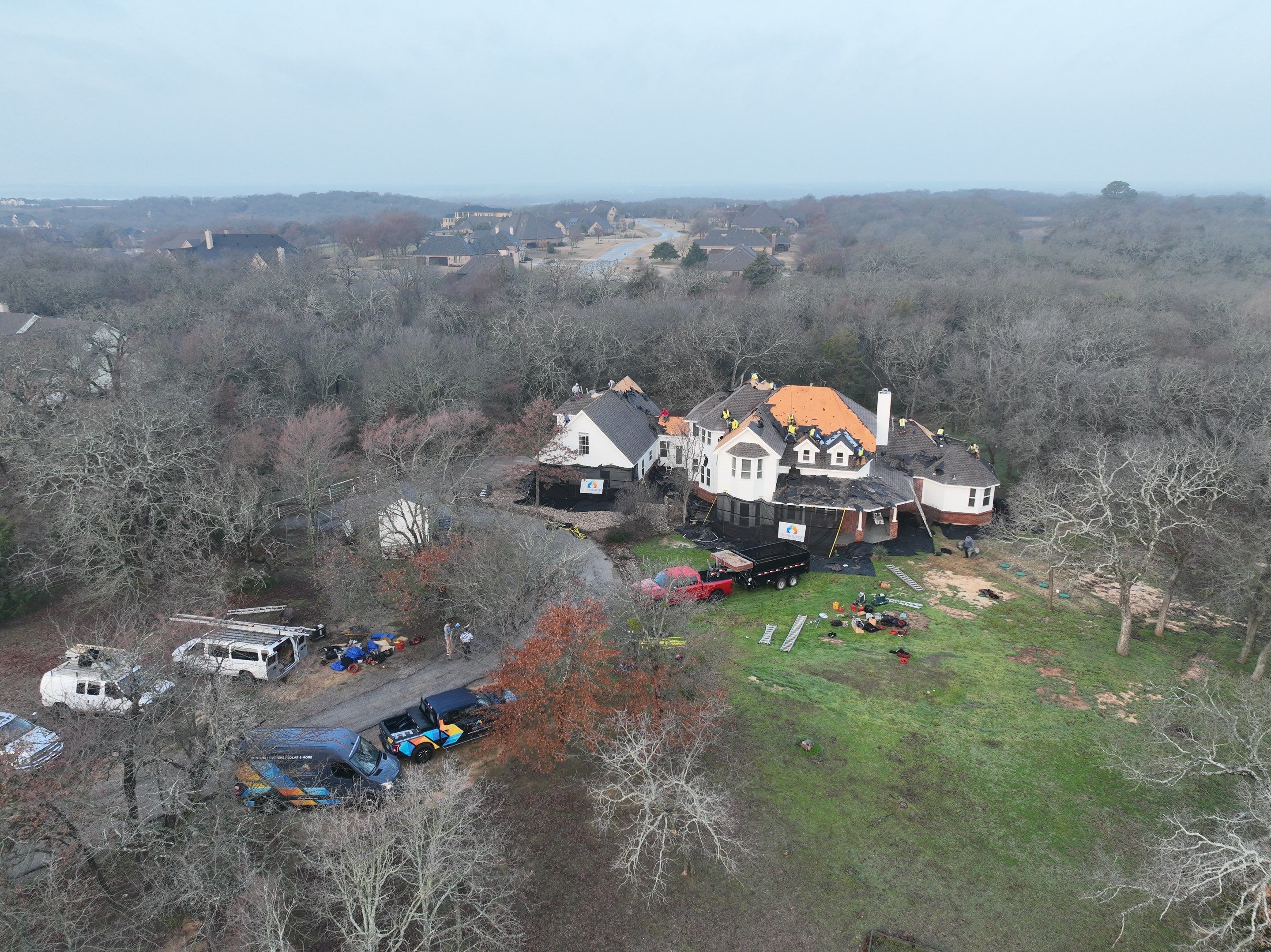 Residential Roofing Installation using Malarkey Legacy Silverwood by OneSource Roofing and Restoration