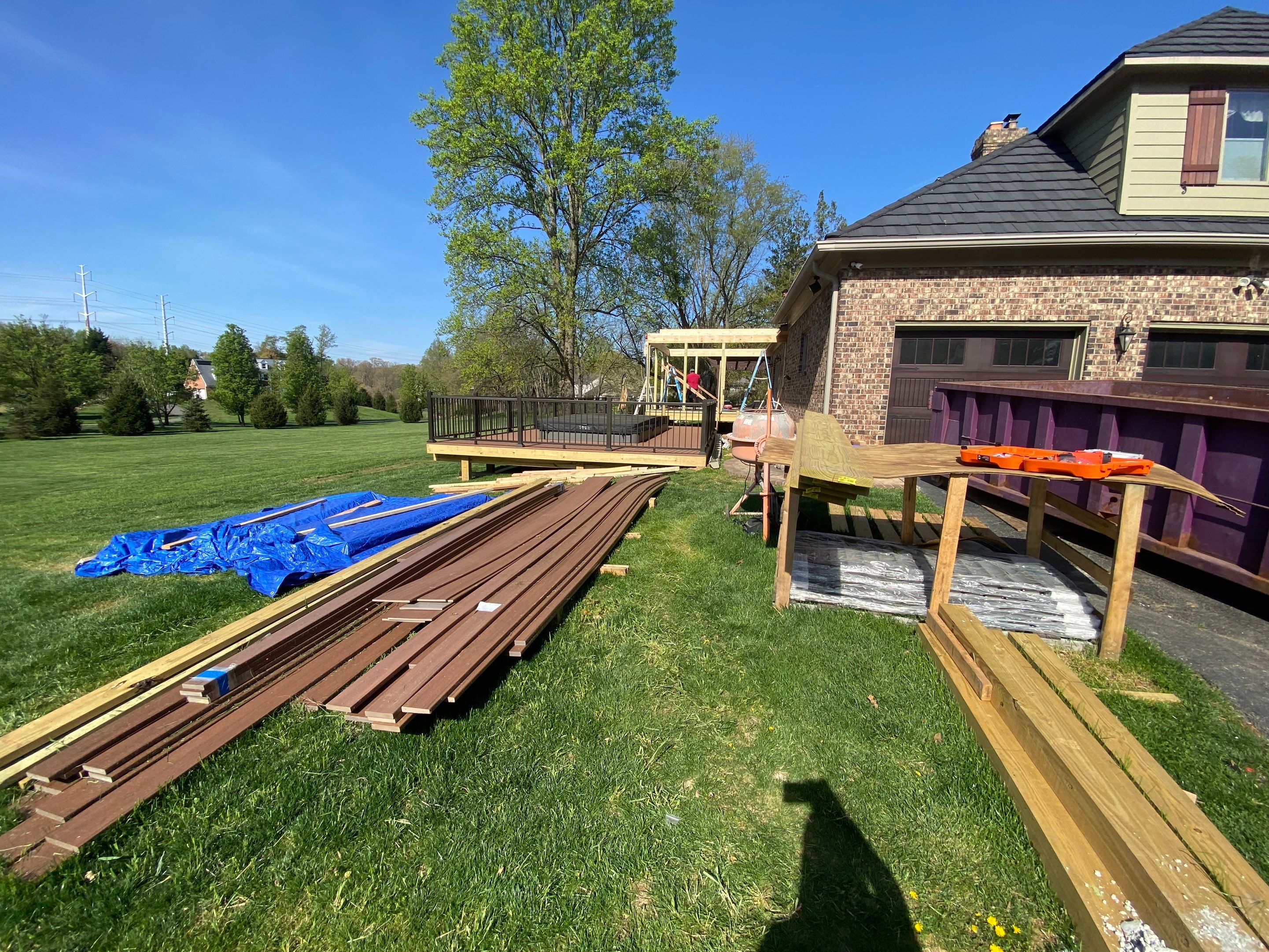 Deck/Screen porch Transformation using Timbertech by The Smet Companies, LLC