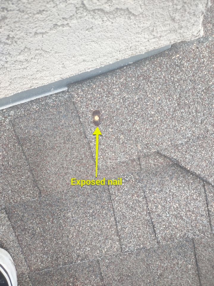 Roof Damage by Bros Roofing