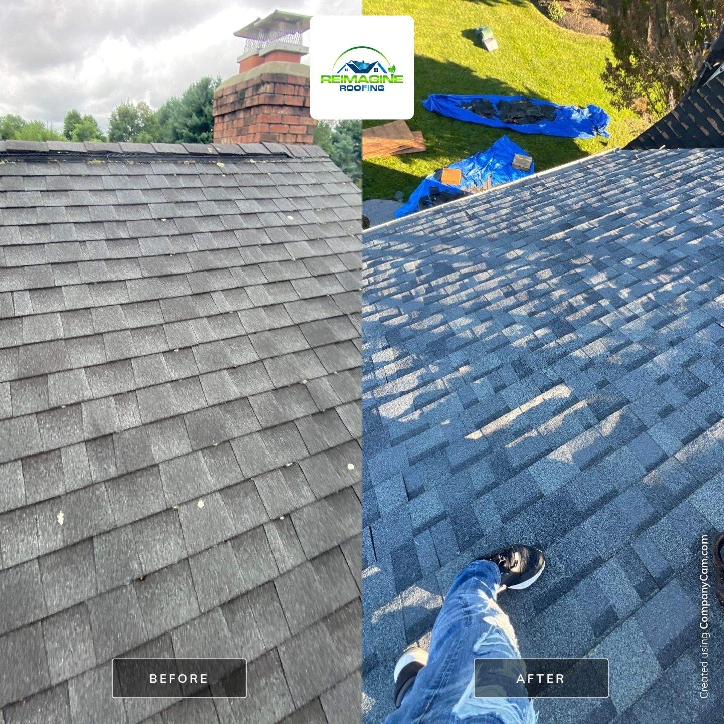 Estate Gray Shingles by Reimagine Roofing