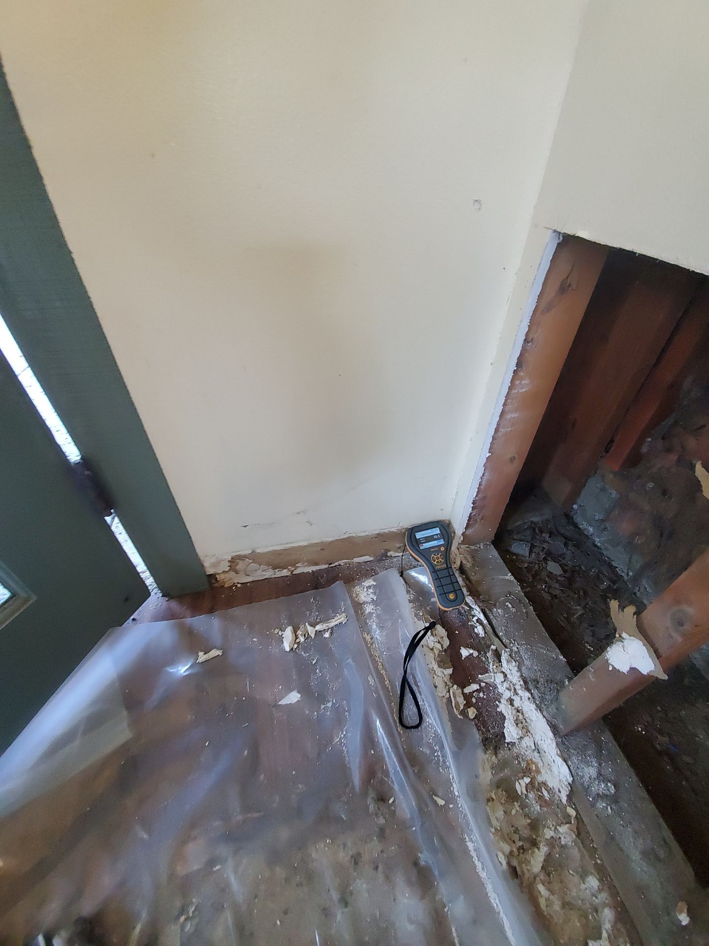 Laundry Room Water Restoration & Rebuild in Irvine by One Stop Source