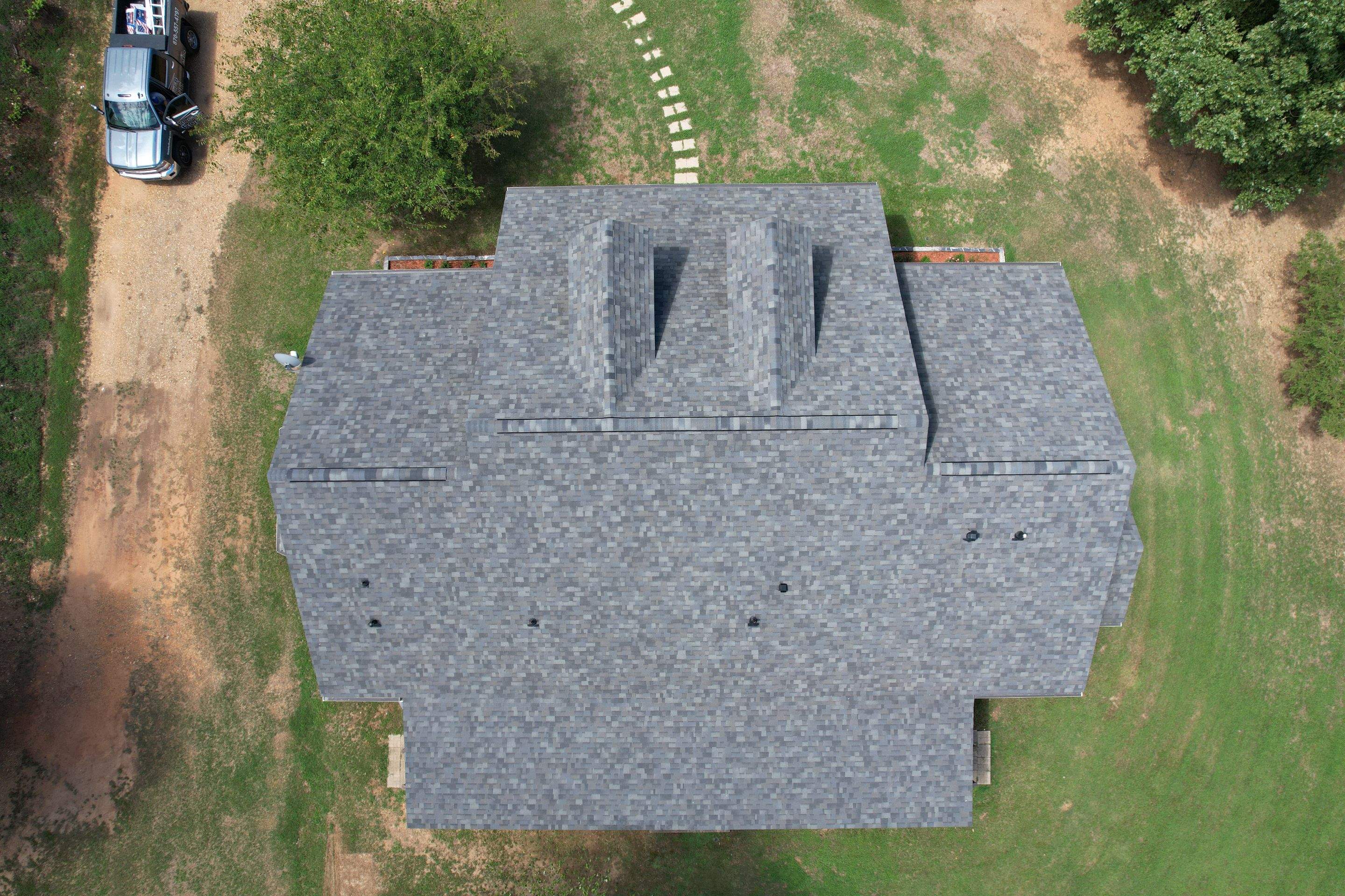 Residential Roofing Installation using Malarkey Architectural Highlander NEX by Hostetler Roofing