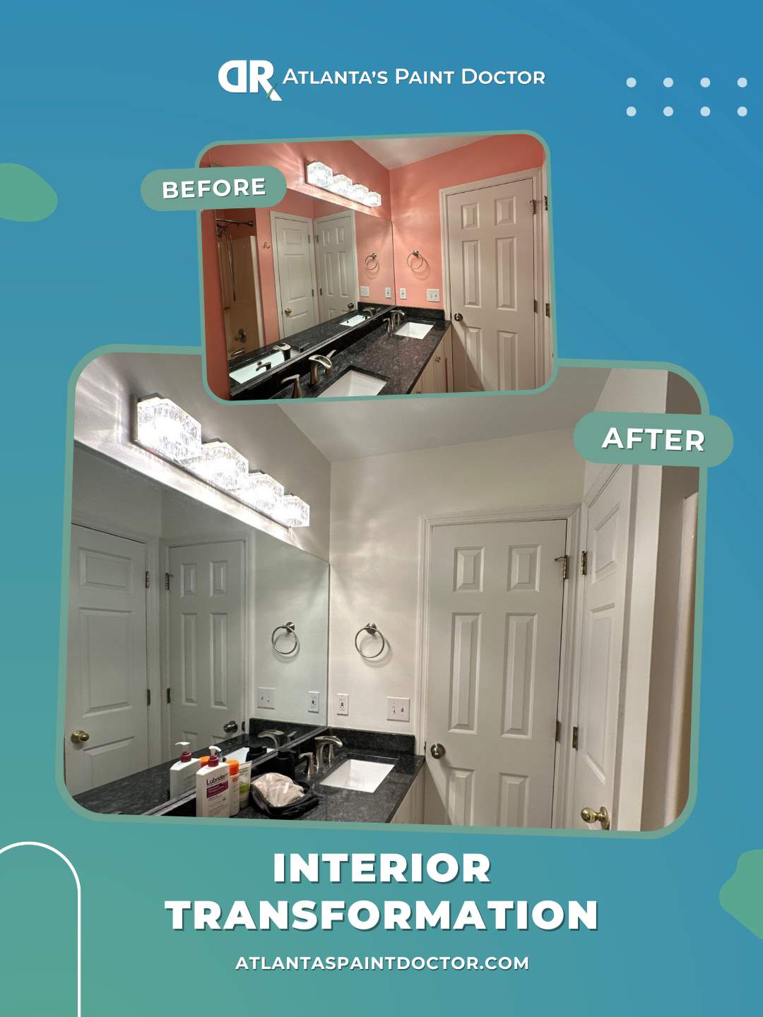 From Bold to Balanced: A Calm, Cohesive Interior Redesign by Atlanta's Paint Doctor