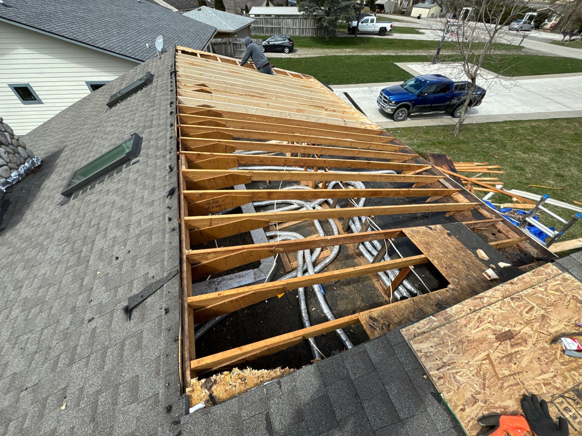 Roof Replacement using CertainTeed Landmark by 180 Contractors