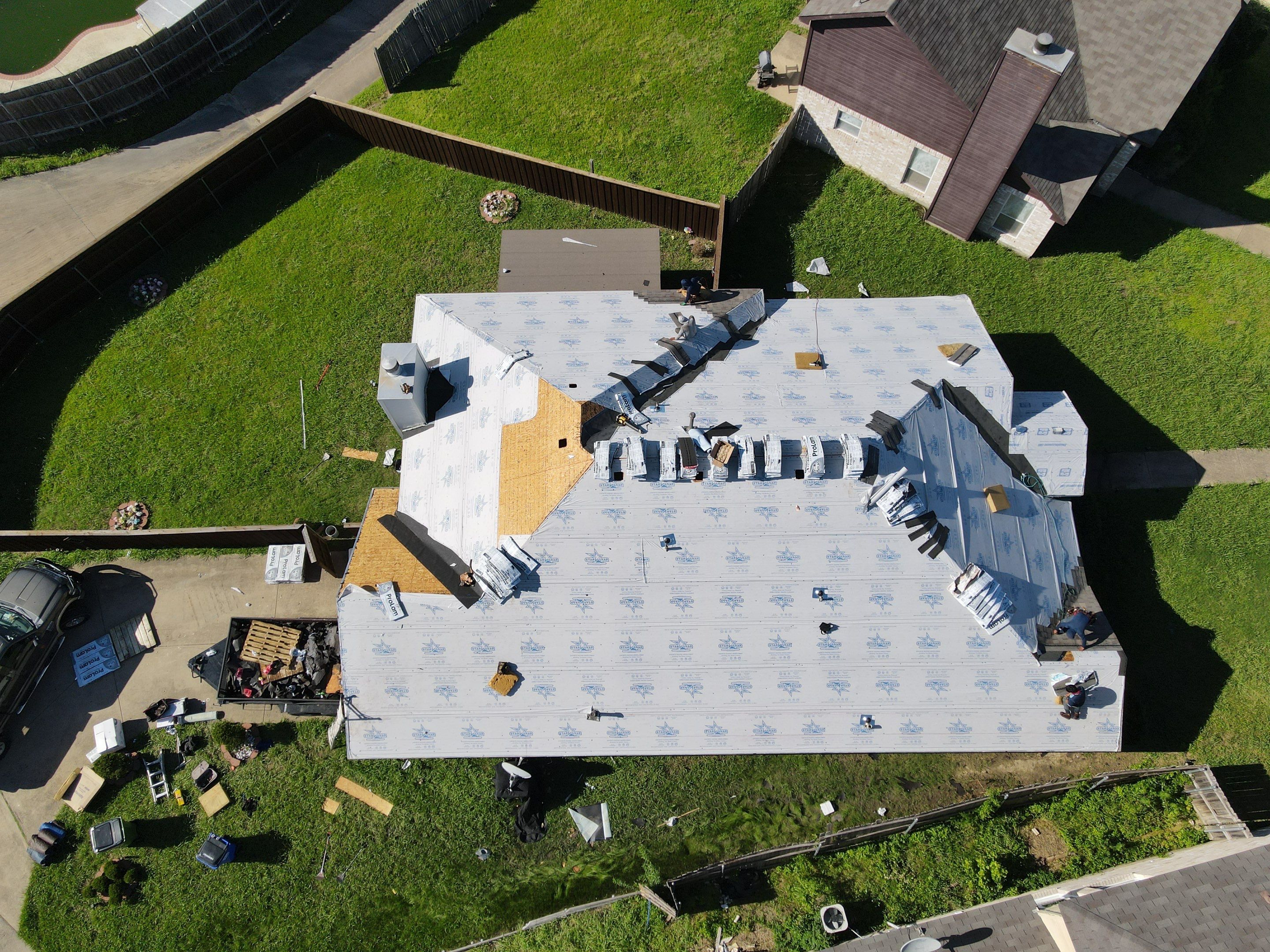 Residential Roofing Installation using Atlas ProLam by Lighthouse Contractors