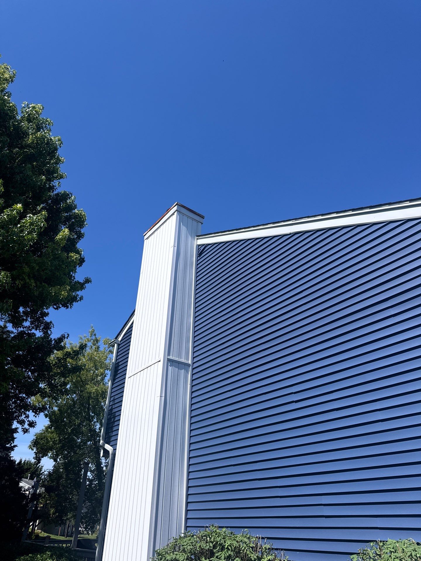 Siding Replacement using Certainteed Restoration Classic D4 Midnight Blue by 180 Contractors