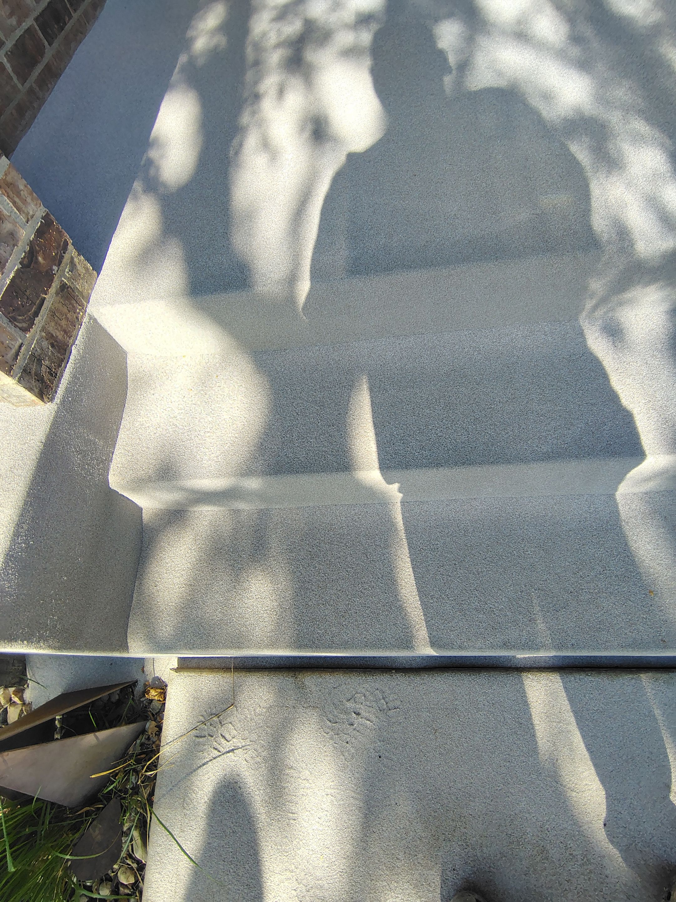 Front Porch Concrete Coating and Restoration in Harrisburg by Select Painting, Coatings & Garage Cabinets