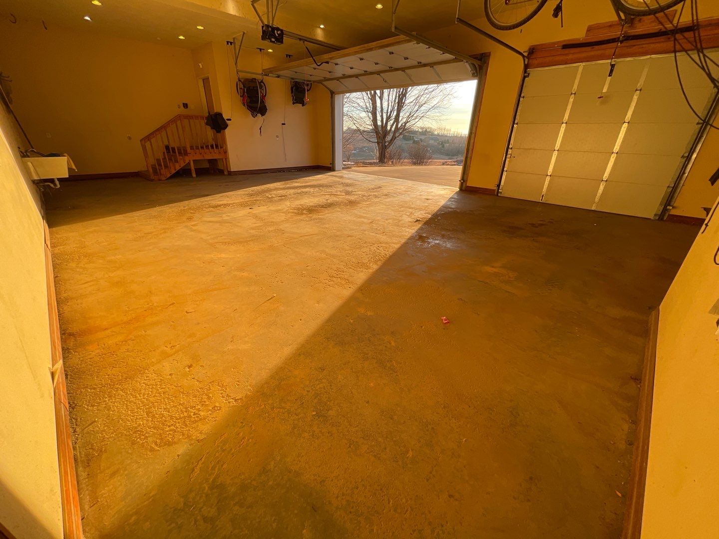 Garage using Slate Stone by Select Painting, Coatings & Garage Cabinets